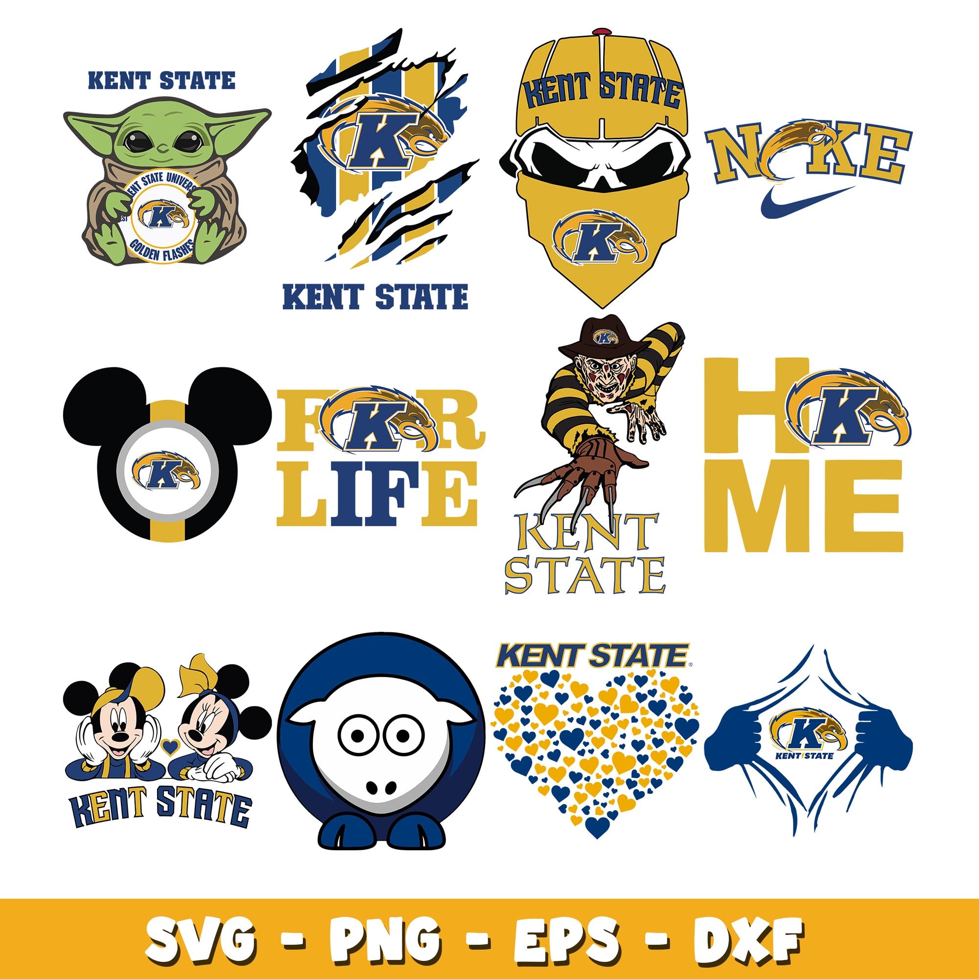 Kent State logo Bundle svg, Kent State logo svg, ncaa svg – DreamSVG Store