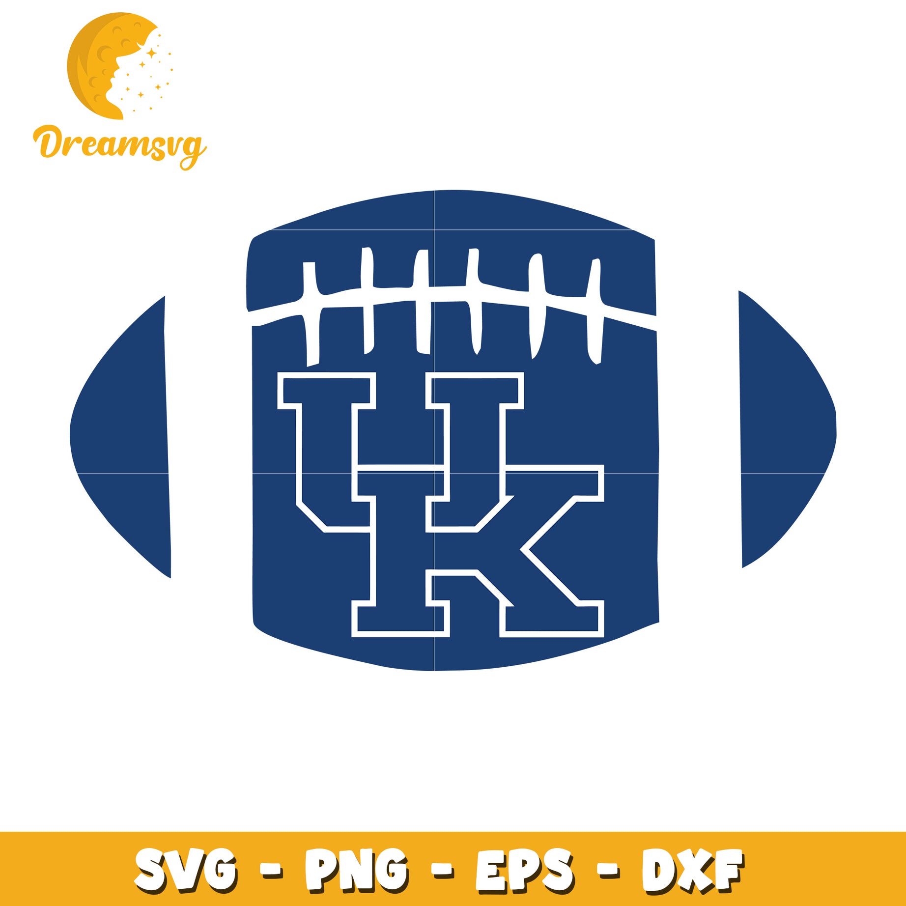 Kentucky Football SVG Cut File for Cricut and Silhouette Crafting