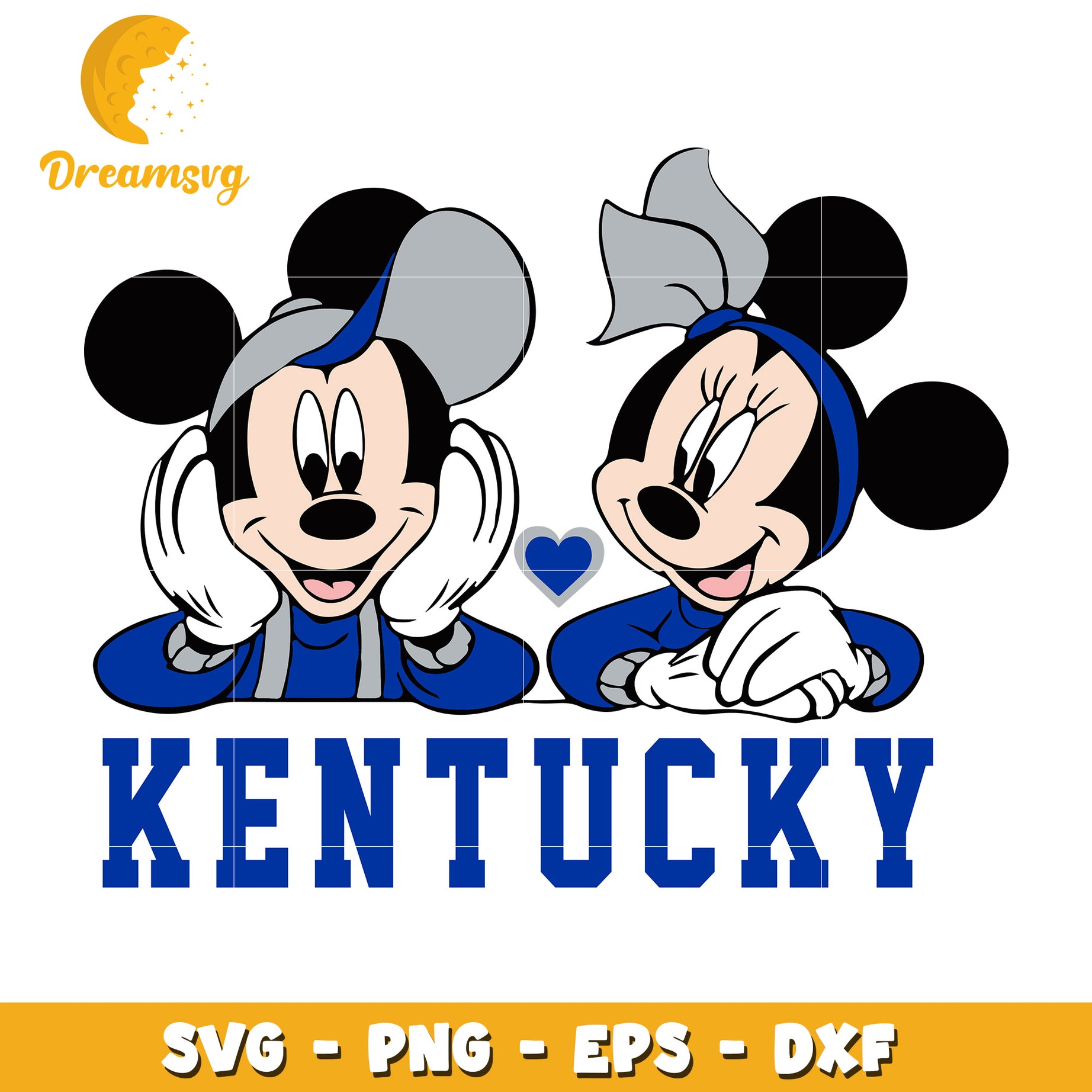 Kentucky Mickey Minnie SVG PNG EPS DXF