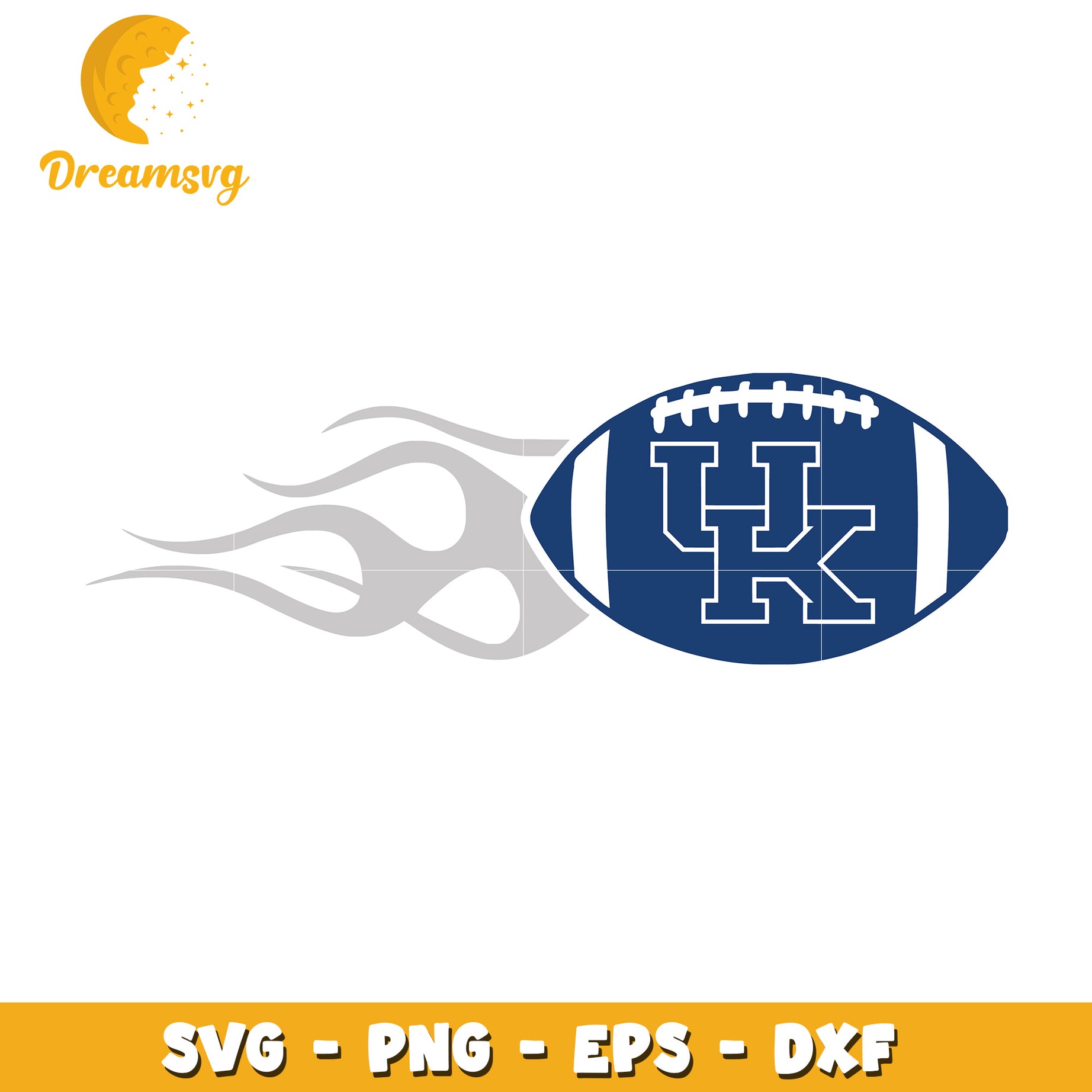 Kentucky Wildcats Football SVG Cut File