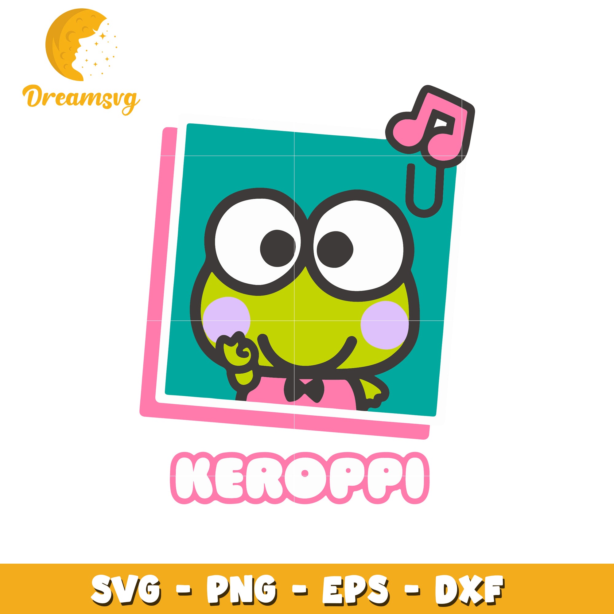 Keroppi SVG PNG EPS DXF Cut File – DreamSVG Store