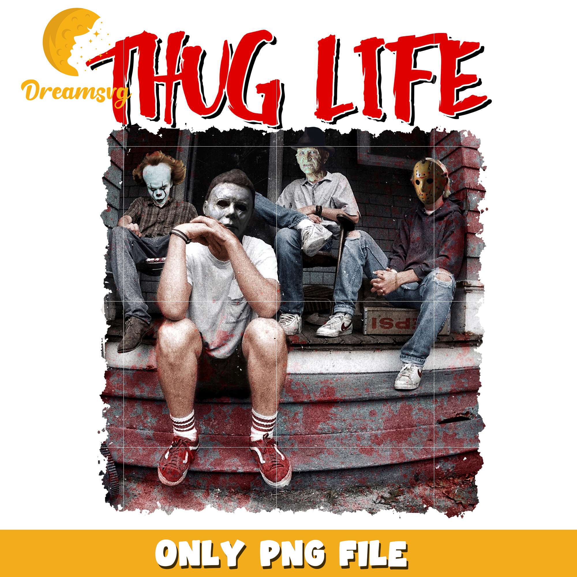 Killers at home png, halloween spirit​​ png, halloween town​ png