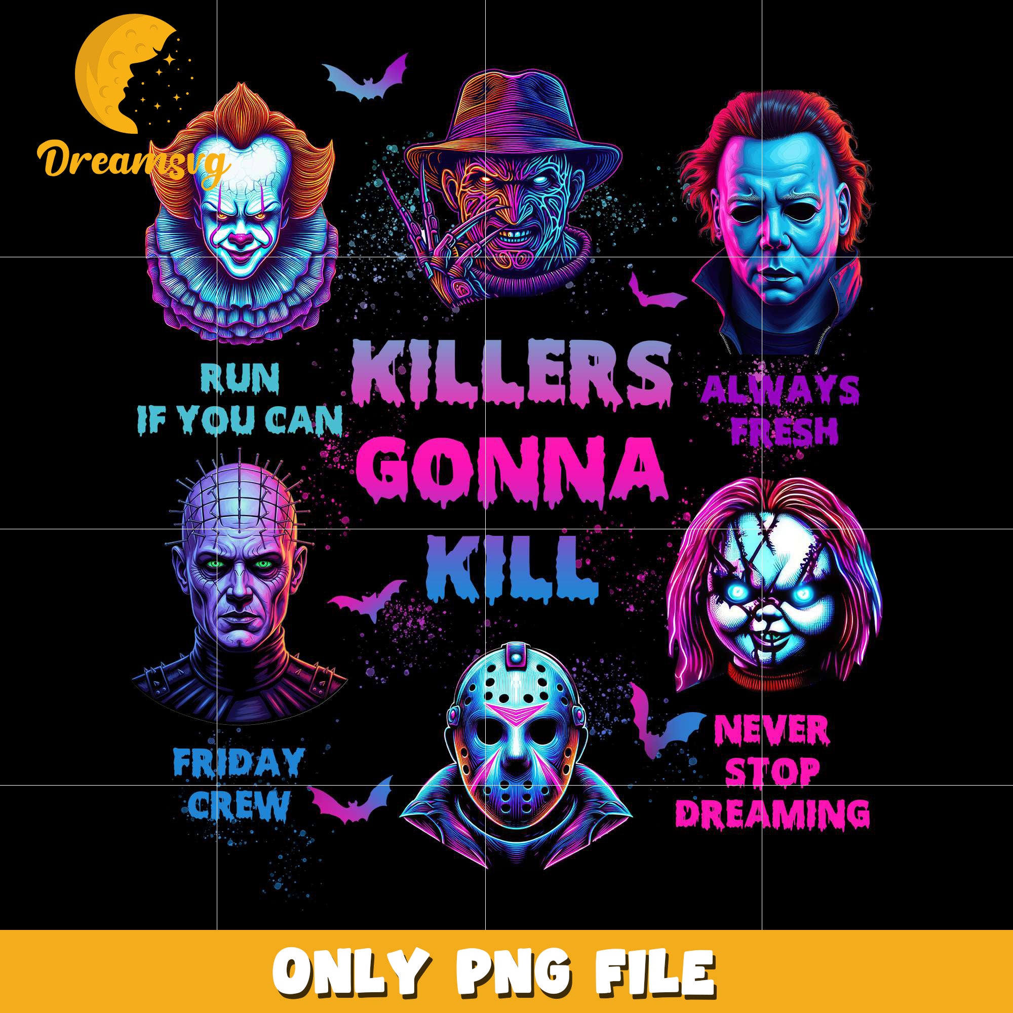 Killers gonna kill png, halloween kills​​​ png, halloween decorations​​ png