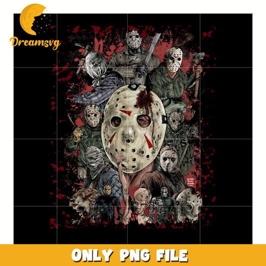 Killers halloween design png, halloween toys png, halloween time png