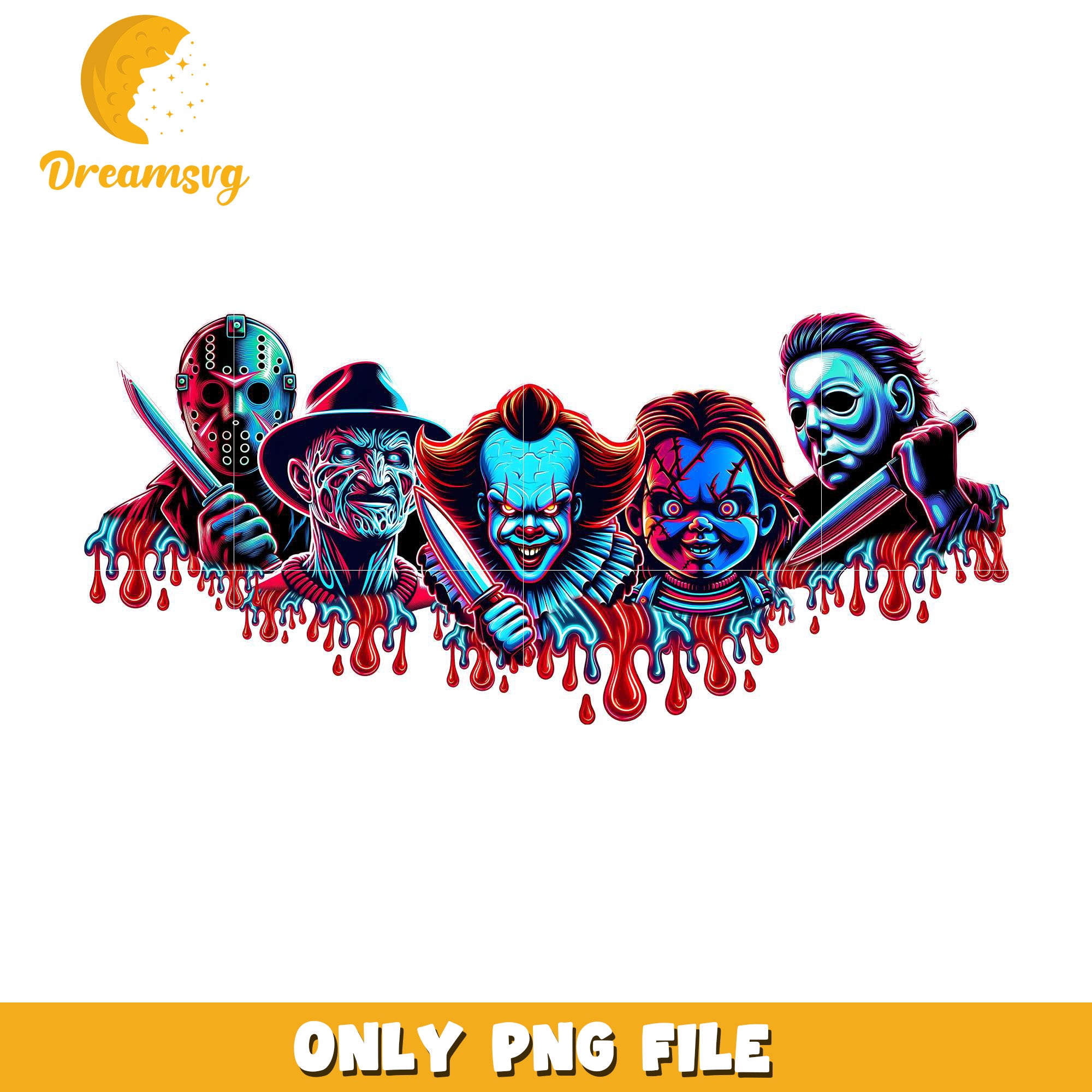 Killers scary design png, halloween kills​ halloween ends​ png