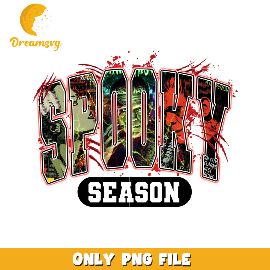 Killers spooky design png, halloween season png, halloween movies png