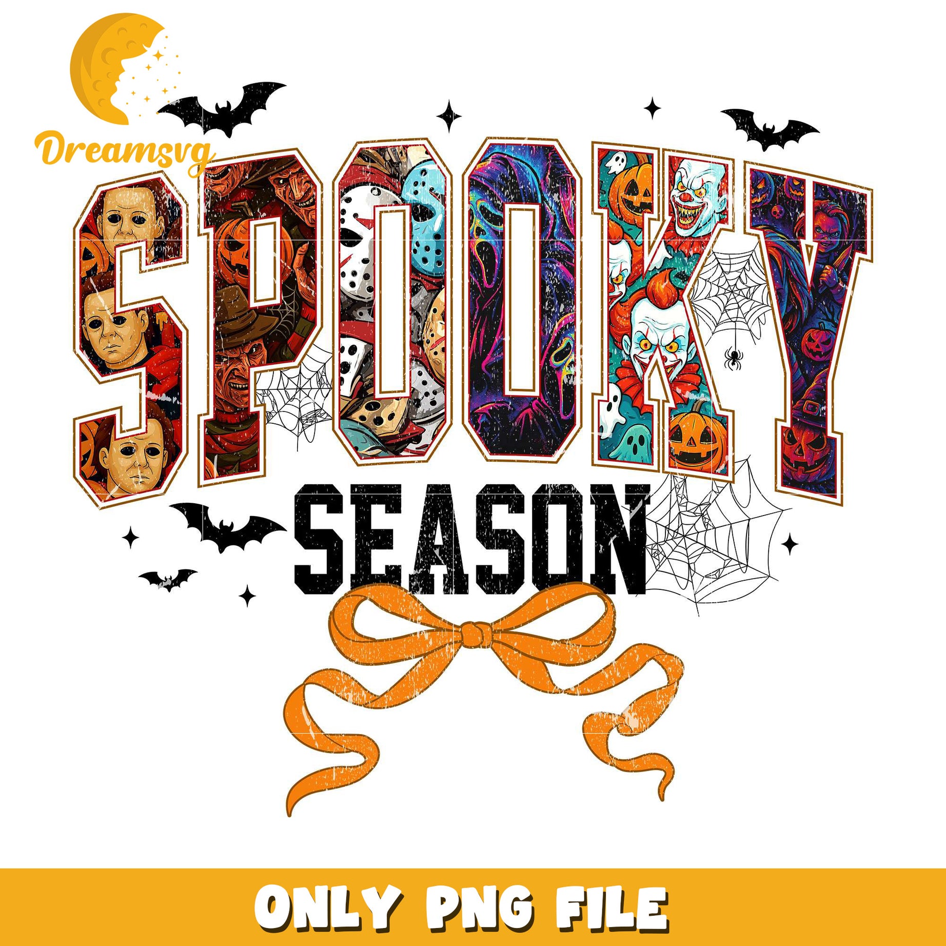 Killers spooky season png, costumes in halloween​​​​ png, spooky season png