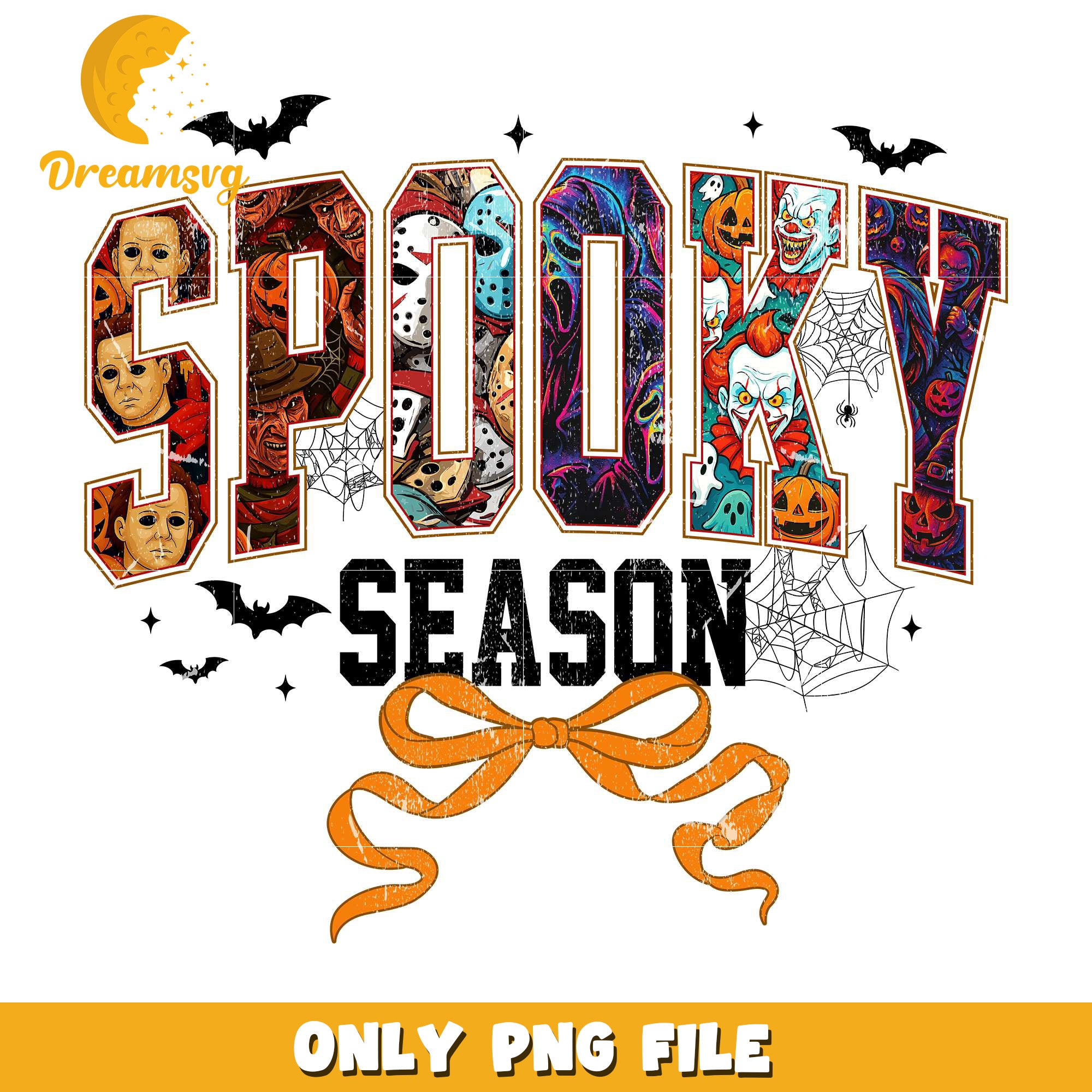 Killers spooky season png, costumes in halloween​​​​ png, spooky season png