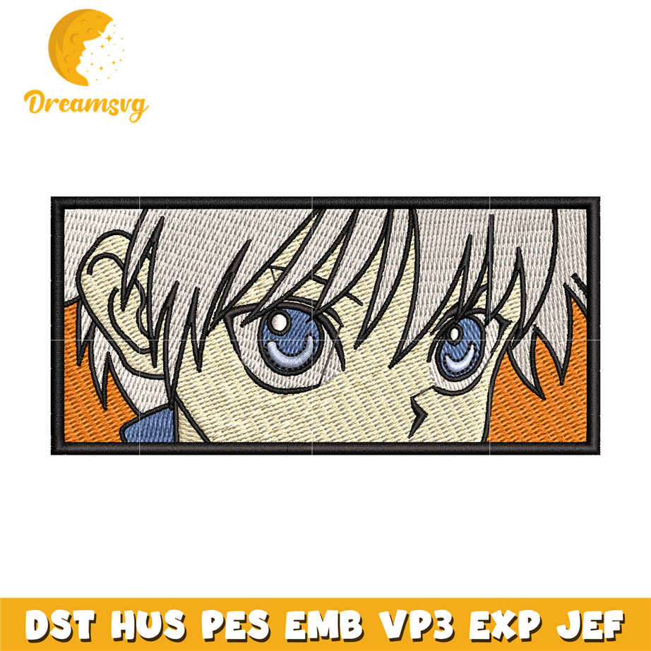 Killua eyes cute embroidery design