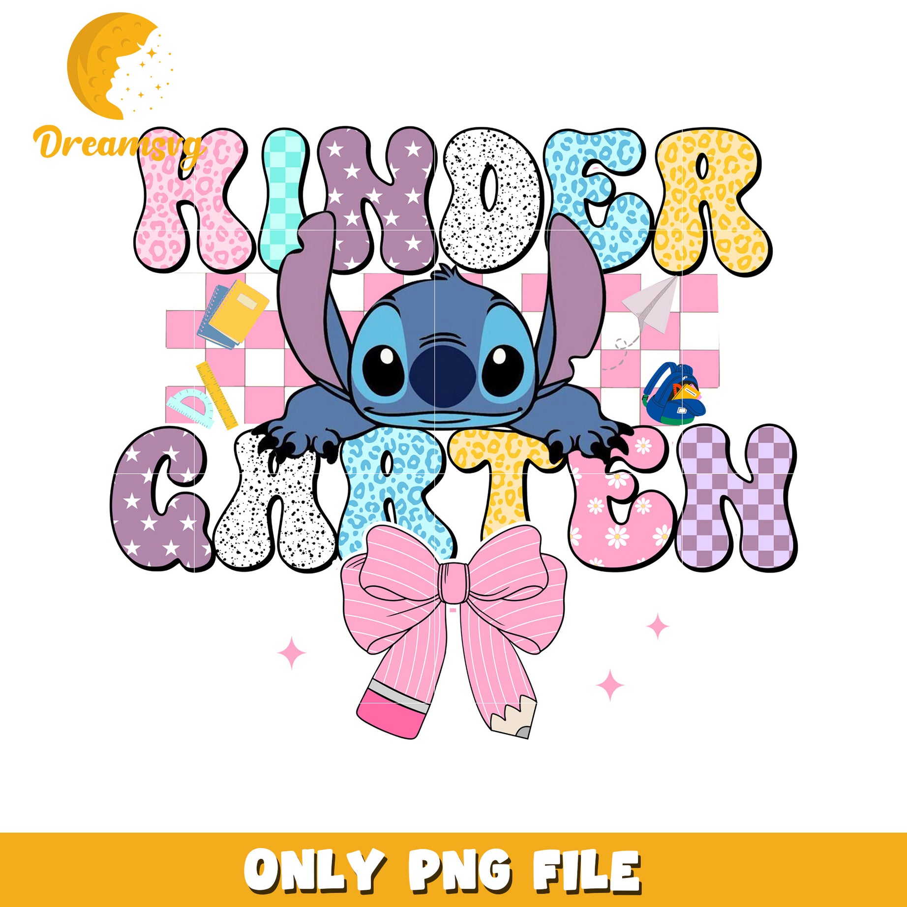 Kindergarten bowtie stitch png, lilo and stitch png, funny stitch png