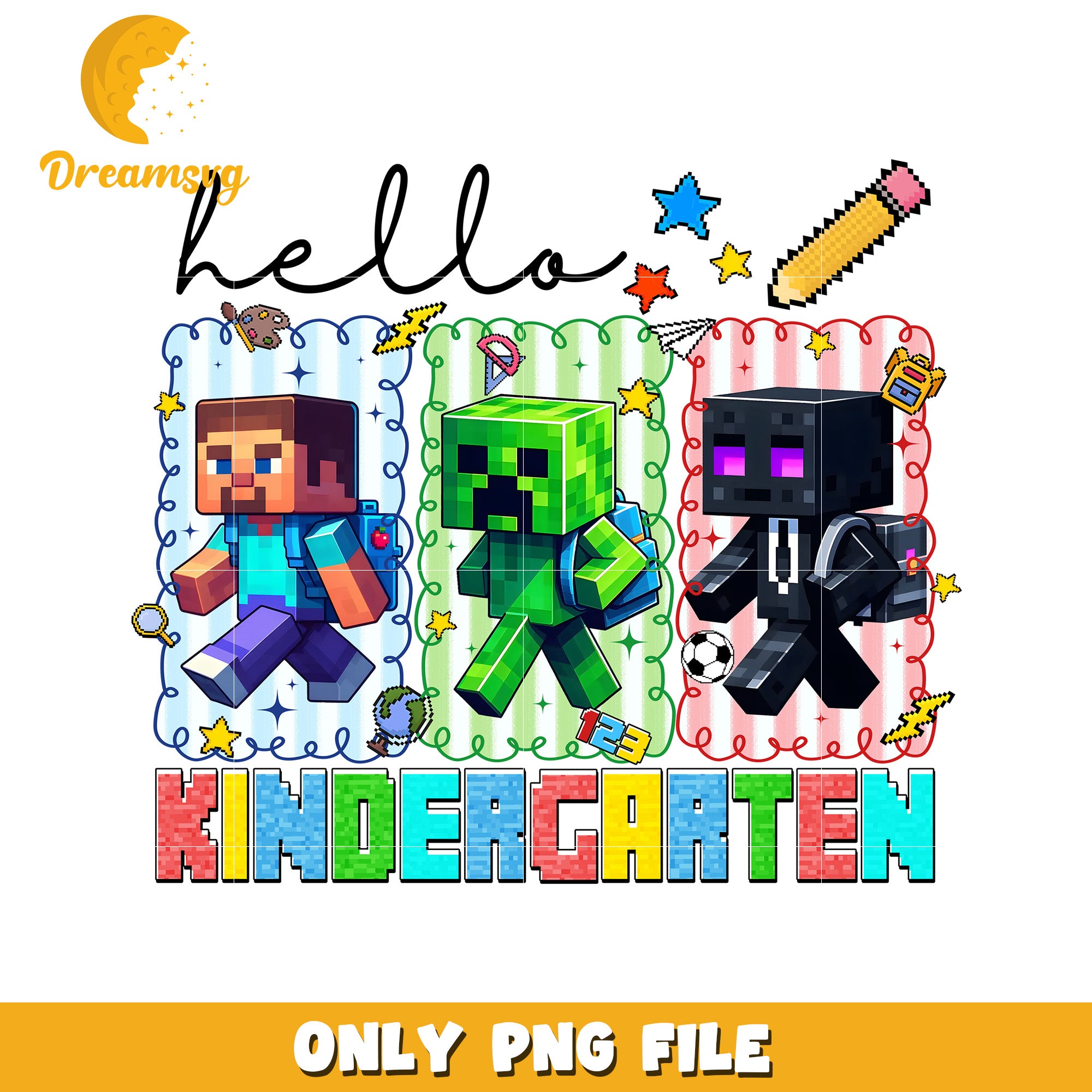 Kindergarten png, minecraft cartoons png, minecraft toys png – DreamSVG ...