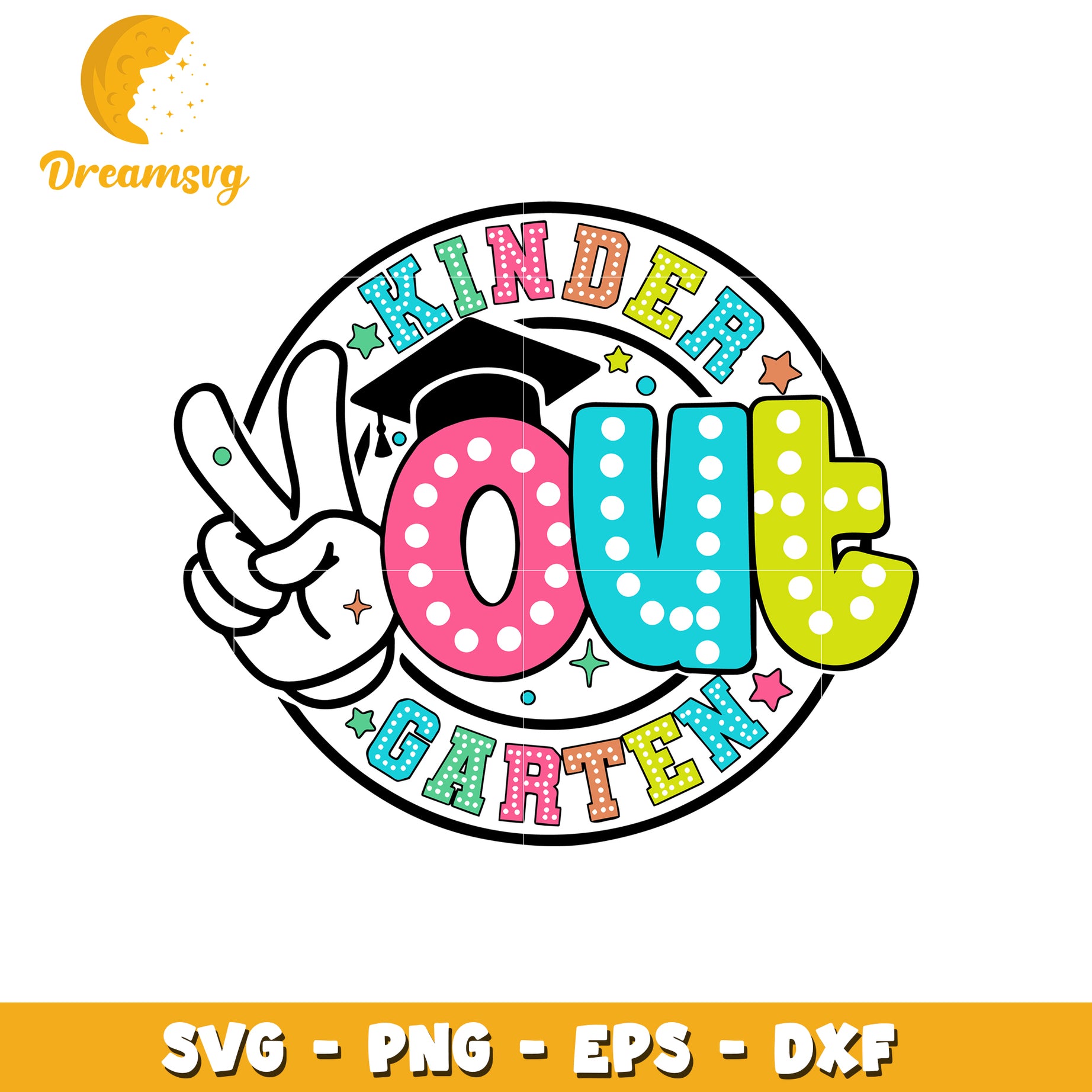 Kinder out garten font design svg, font design svg, graduation svg