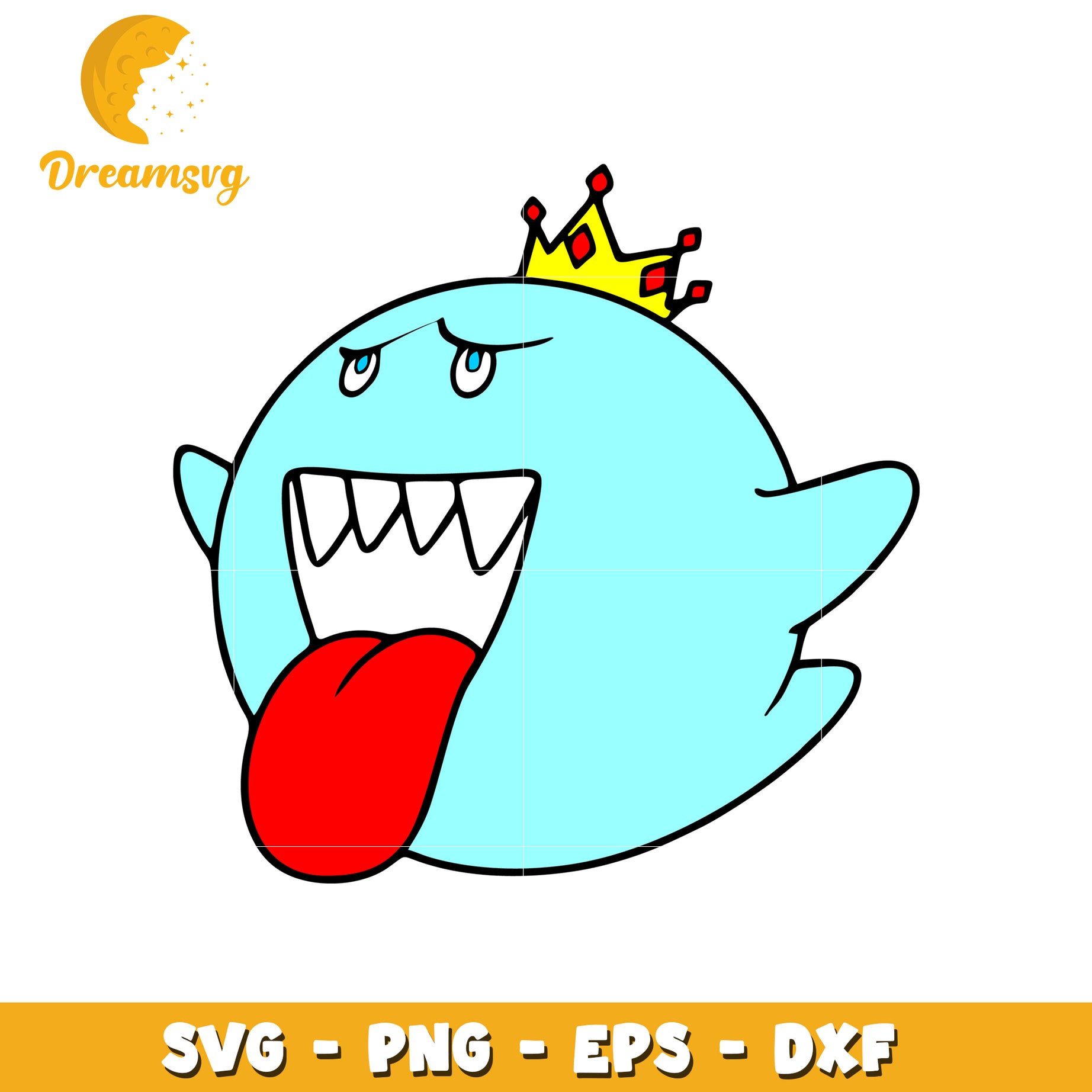 King Boo SVG Cut File