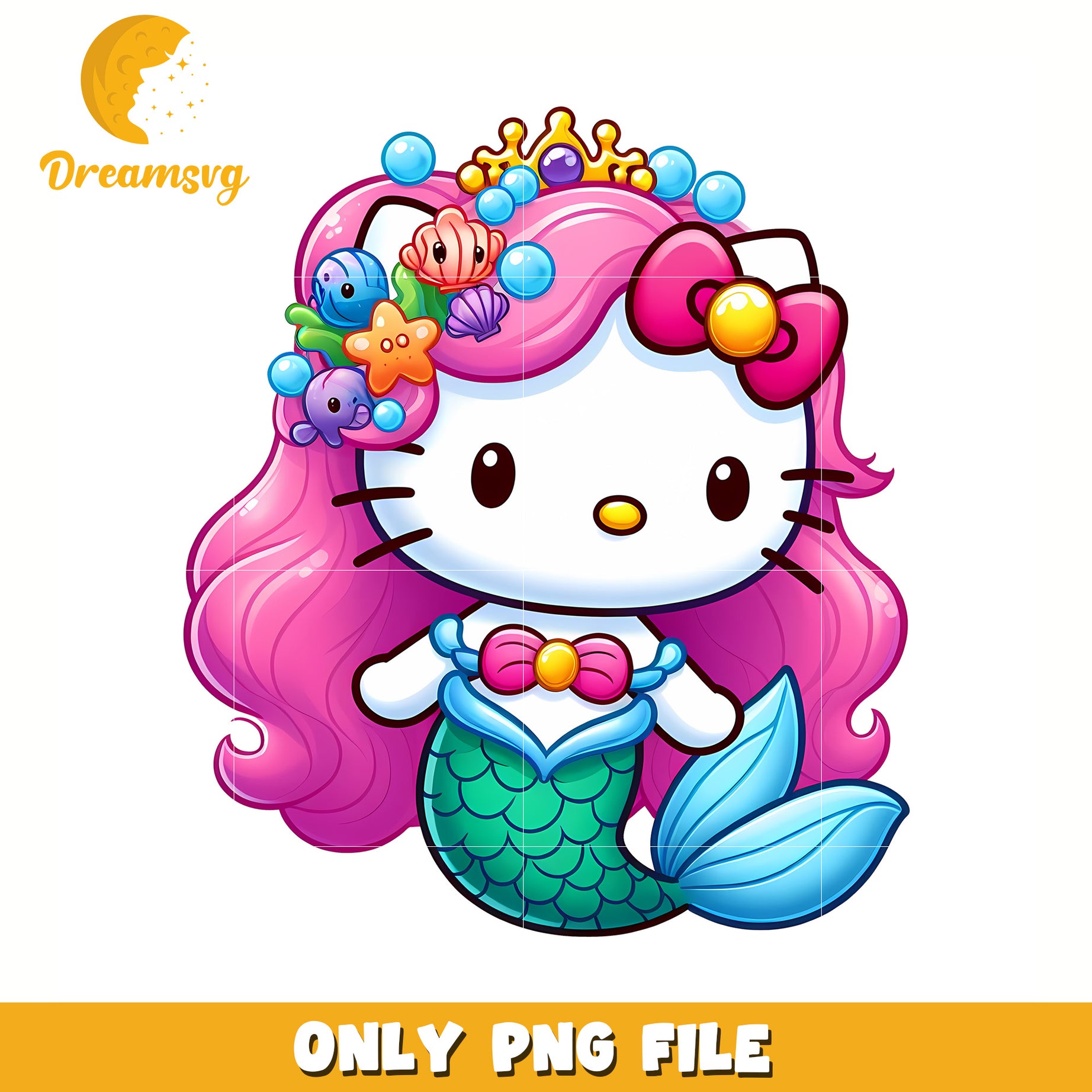 Kitty mermaid png, hello kitty cake png, hello kitty crocs png