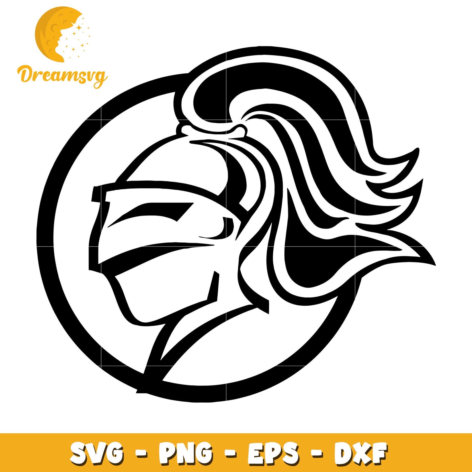 Knight Head SVG PNG EPS DXF Files