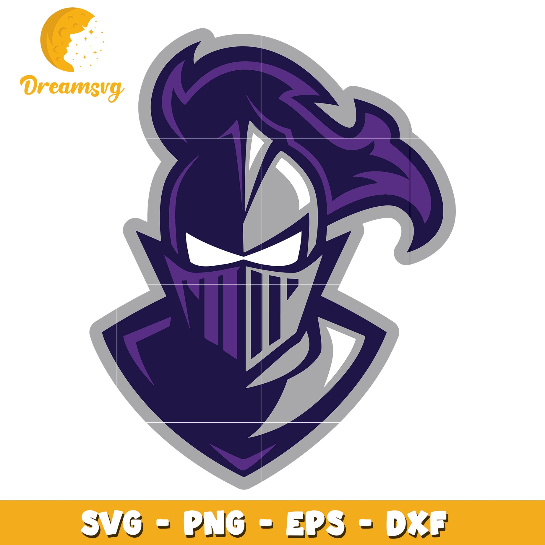 Knight Mascot SVG PNG EPS DXF Files