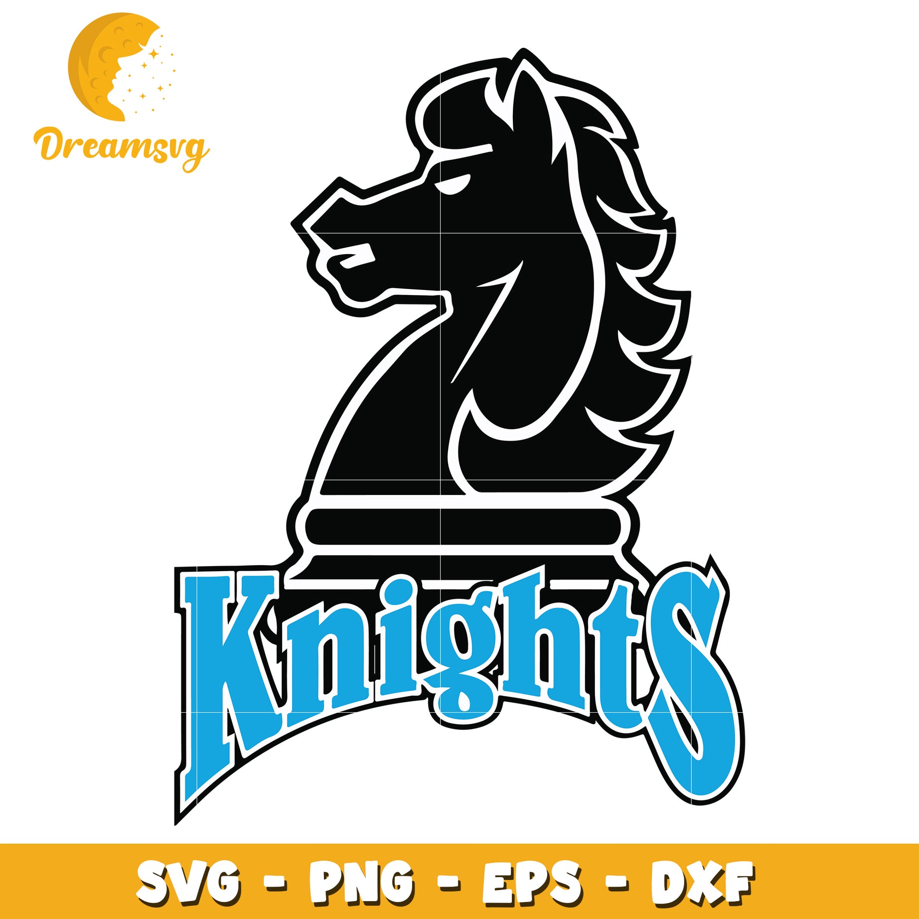 Knights Chess Piece SVG PNG EPS DXF