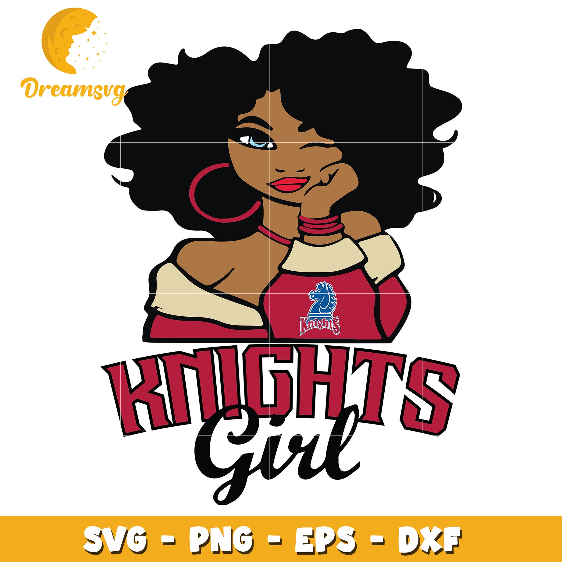 Knights Girl SVG PNG EPS DXF Cut File