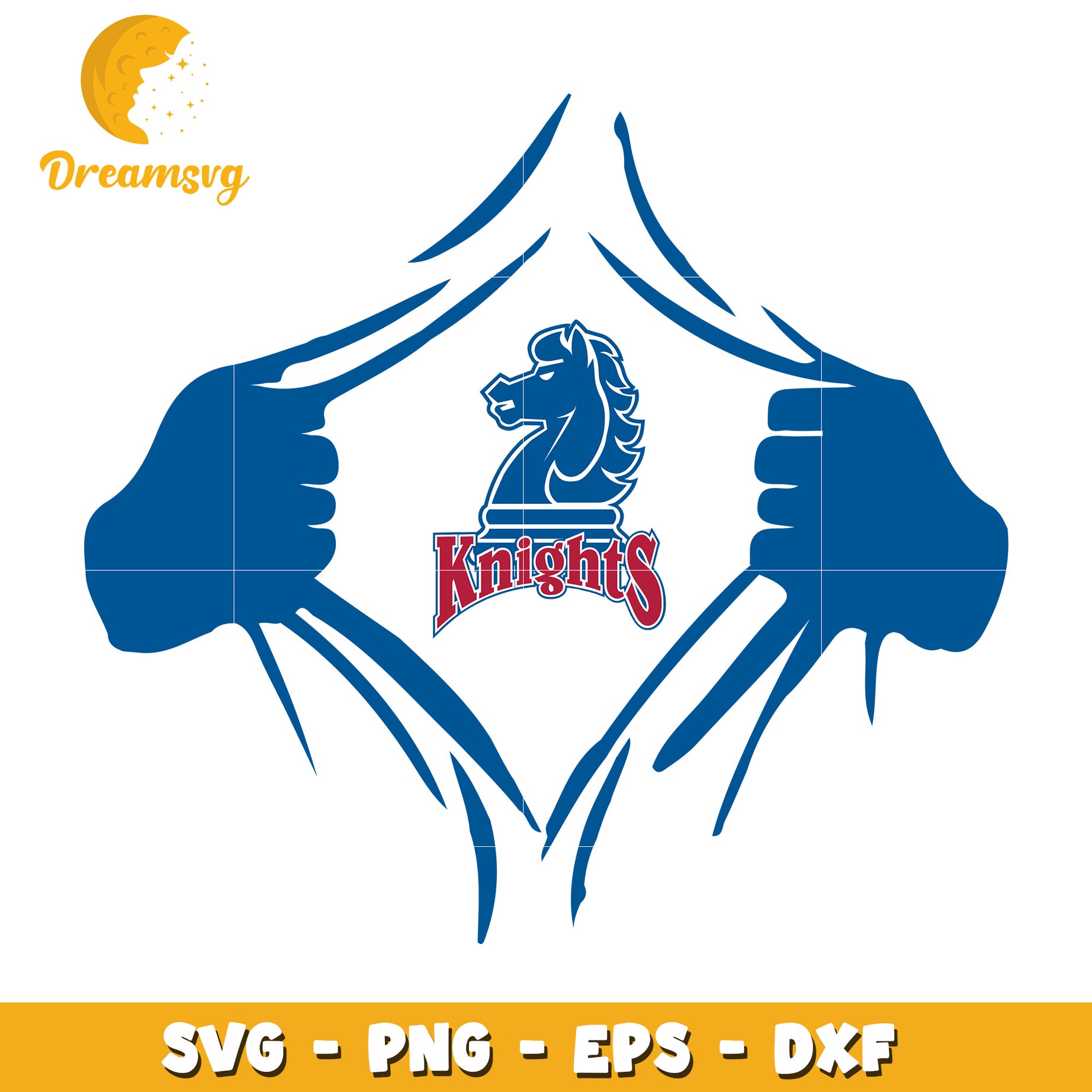 Knights Logo SVG Design for Sports Team and Fan Merchandise