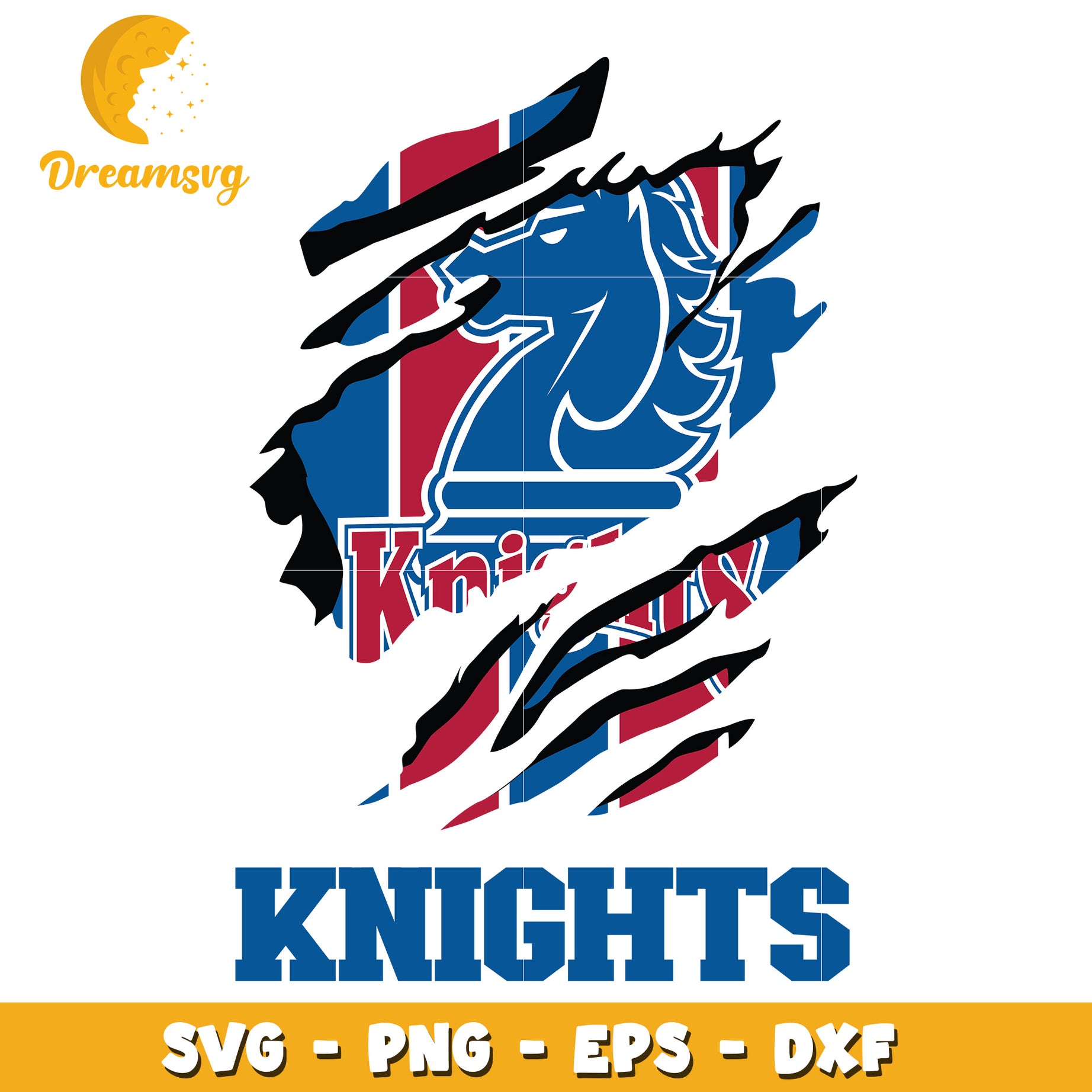 Knights SVG PNG EPS DXF Ripped Design