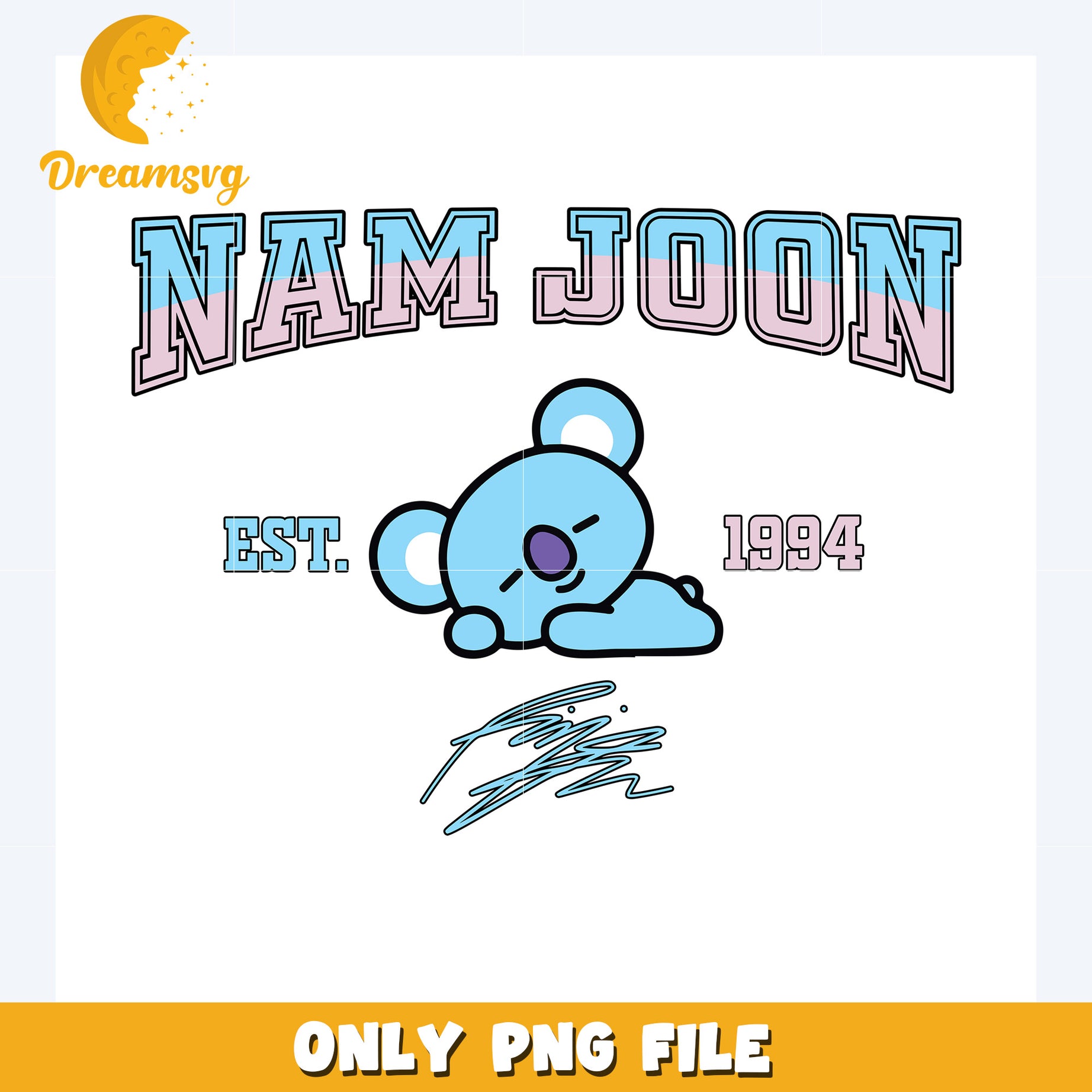 Koya est 1994 png, bts mascot png, bt21 characters png