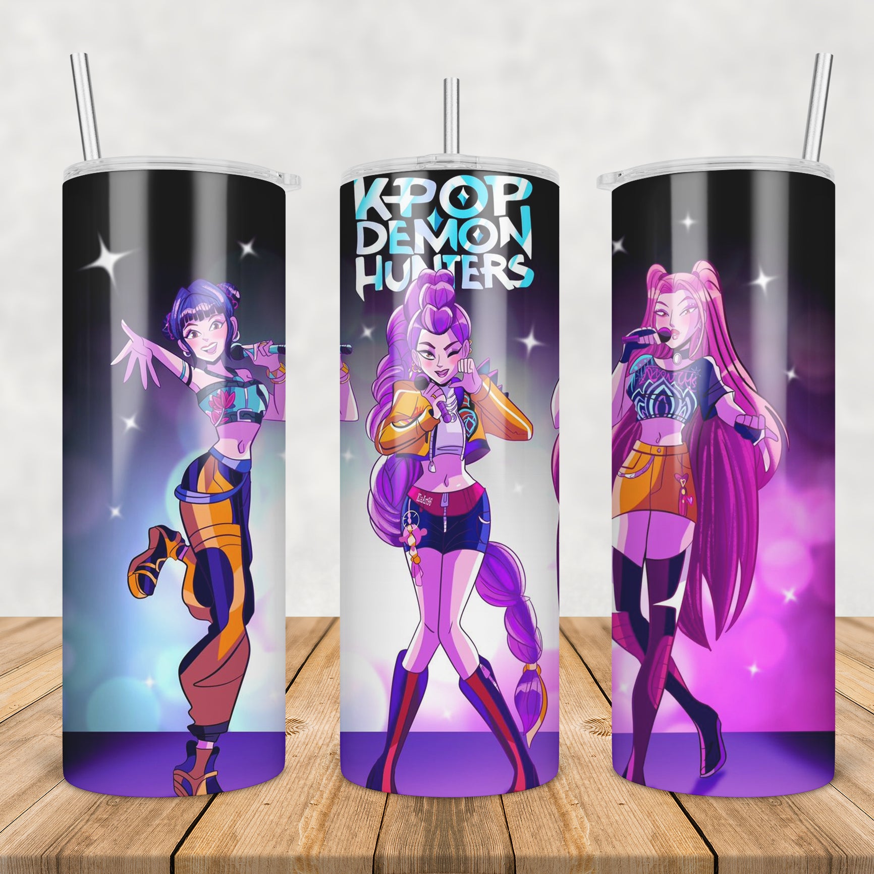 Kpop demon hunters huntrix tumbler png, demon hunters huntrix tumbler png