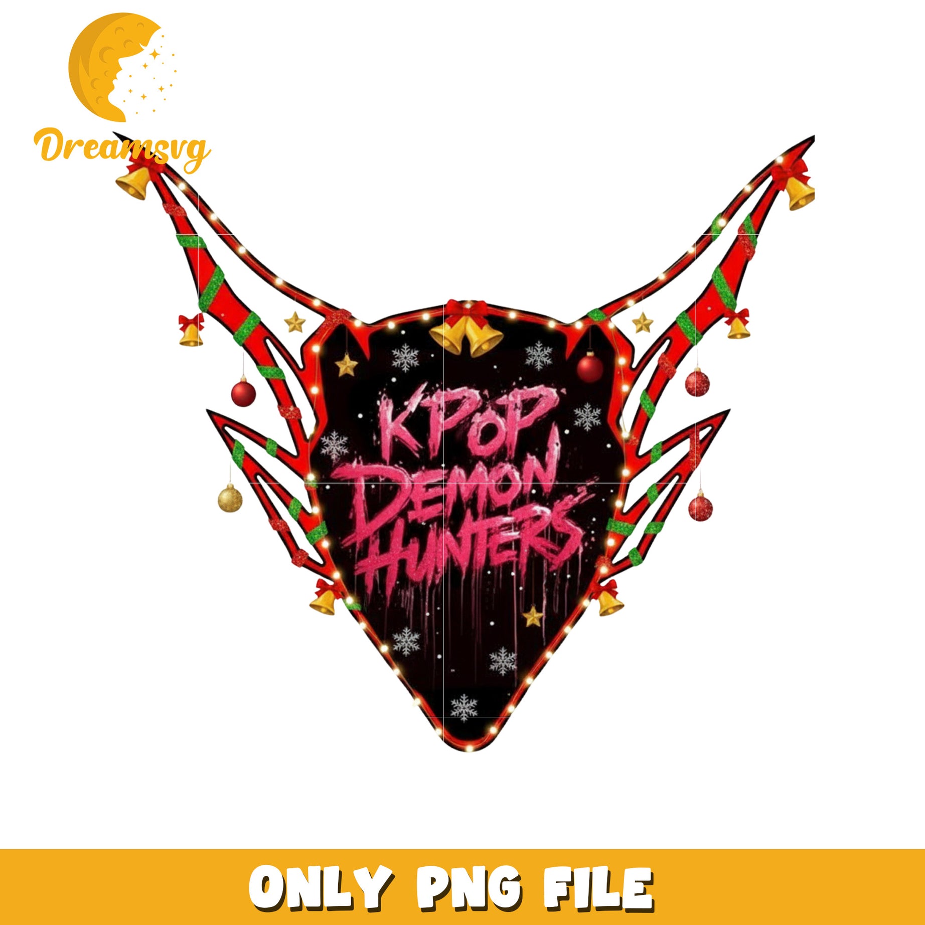 Kpop demon hunters png, christmas lights​ png, kpop demon hunters png