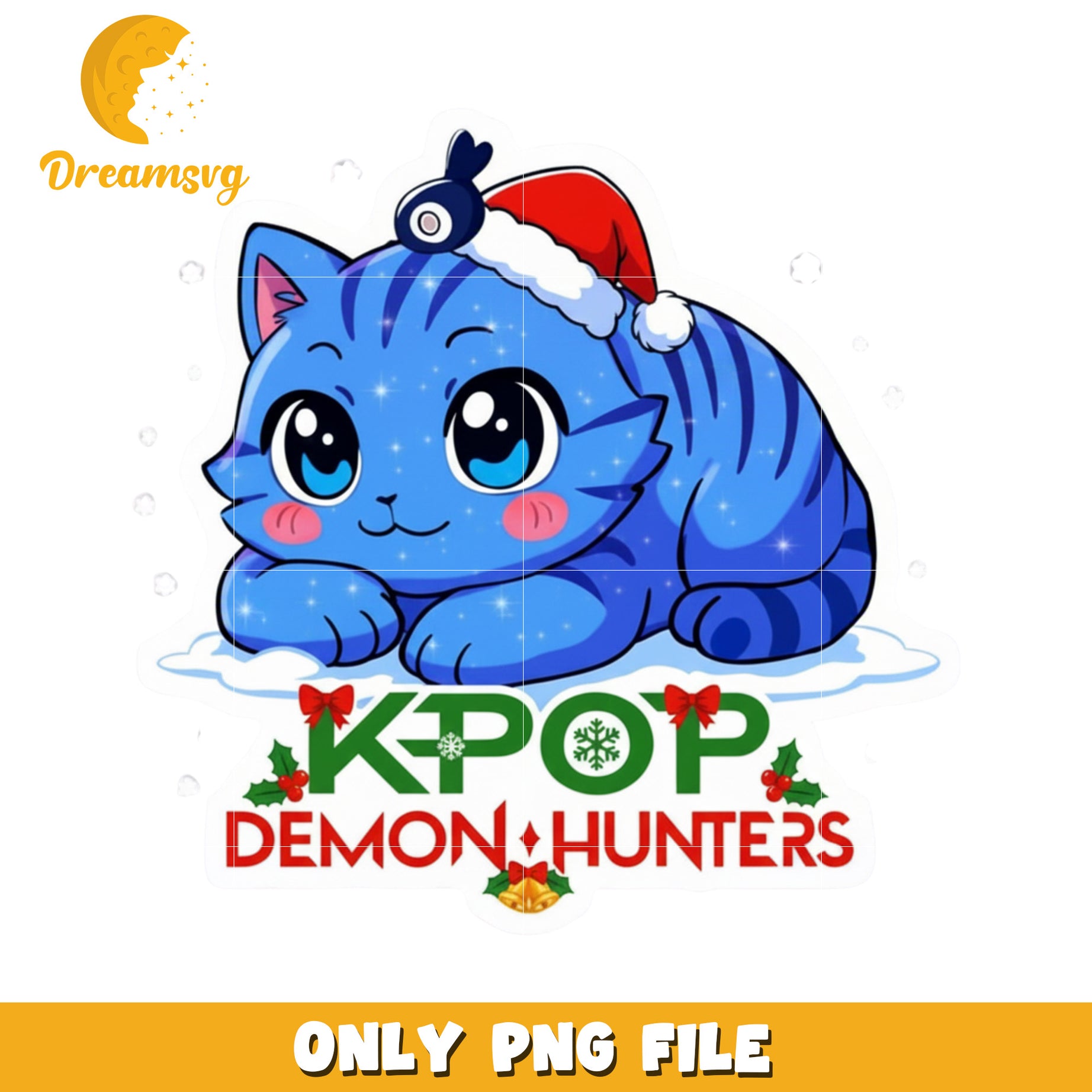 Kpop demon hunters png, korean cartoon png, christmas sweater​ png
