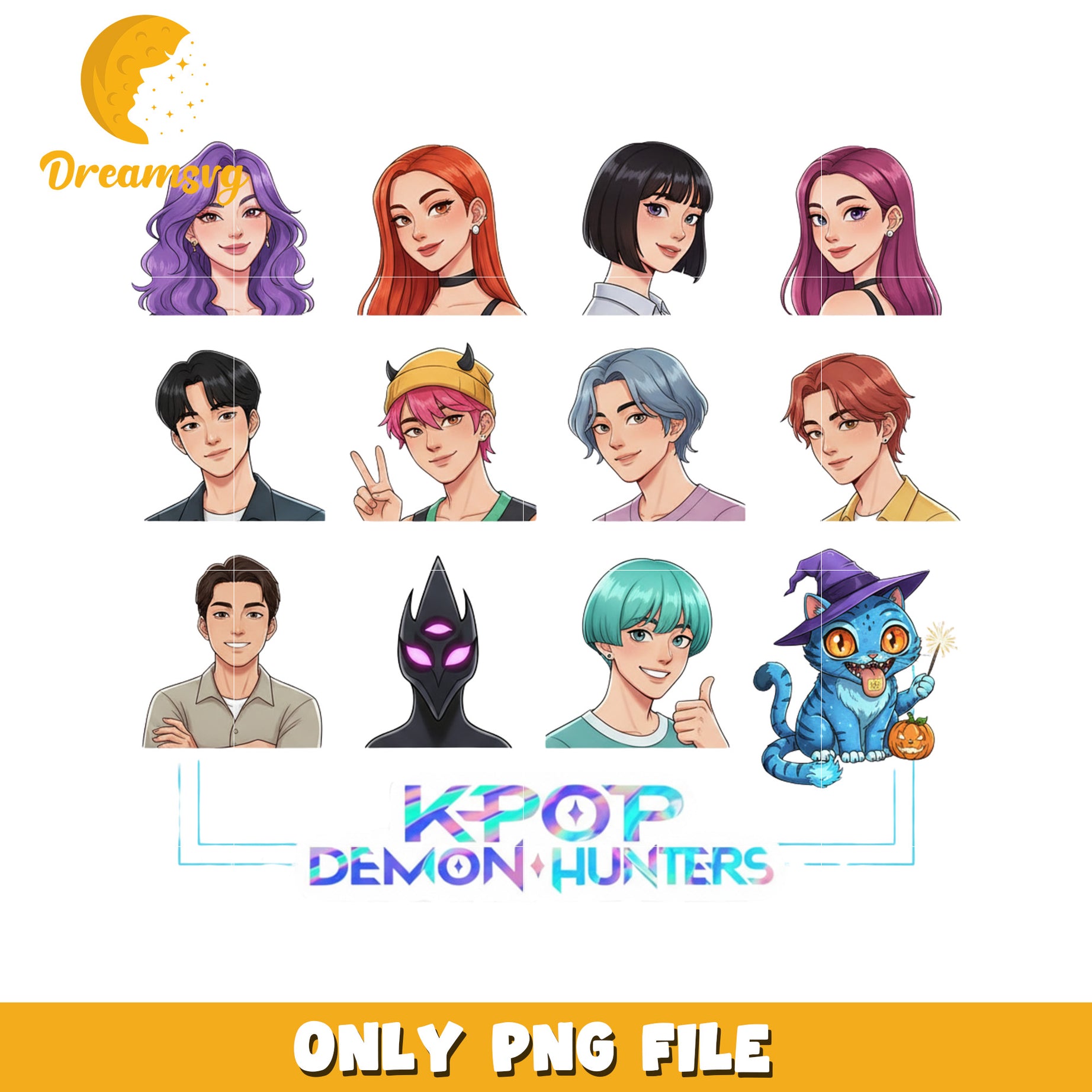 Kpop demon hunters png, saja boys​ png, demon hunters png