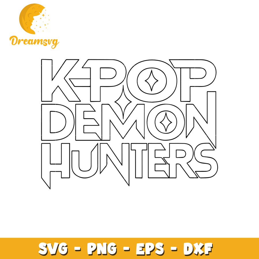 Kpop demon hunters svg, huntrix demon hunter svg, kpop cartoon svg