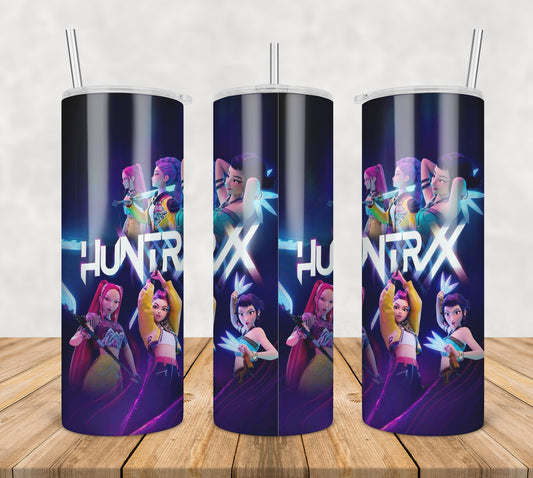 Kpop demon hunters tumbler png, demon hunters tumbler png, kpop hunters tumbler png