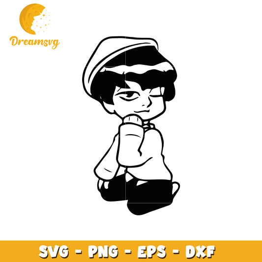 Kpop idol design svg, kpop singer svg, kpop star svg