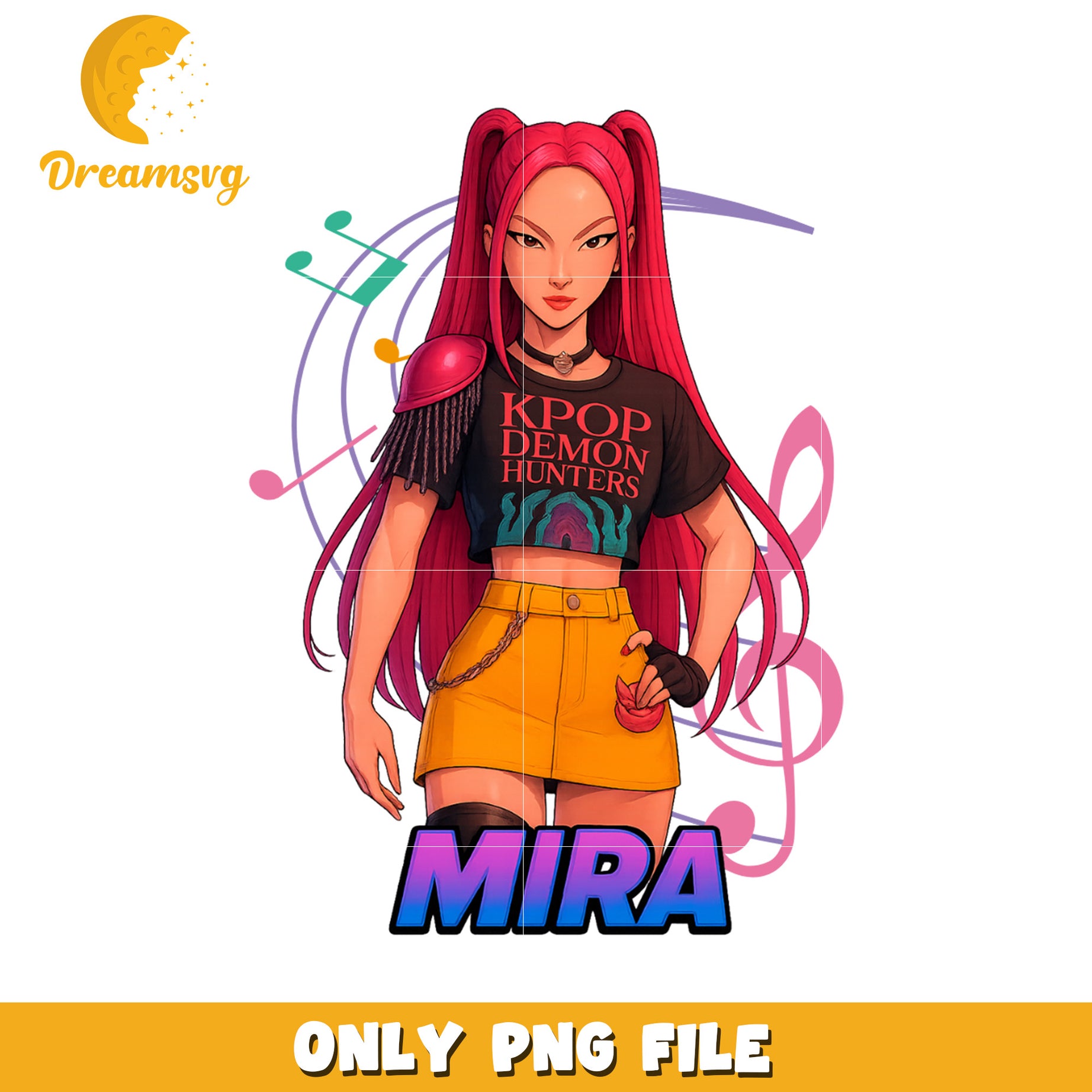 Kpop mira design png, kpop storyline png, famous cartoon png
