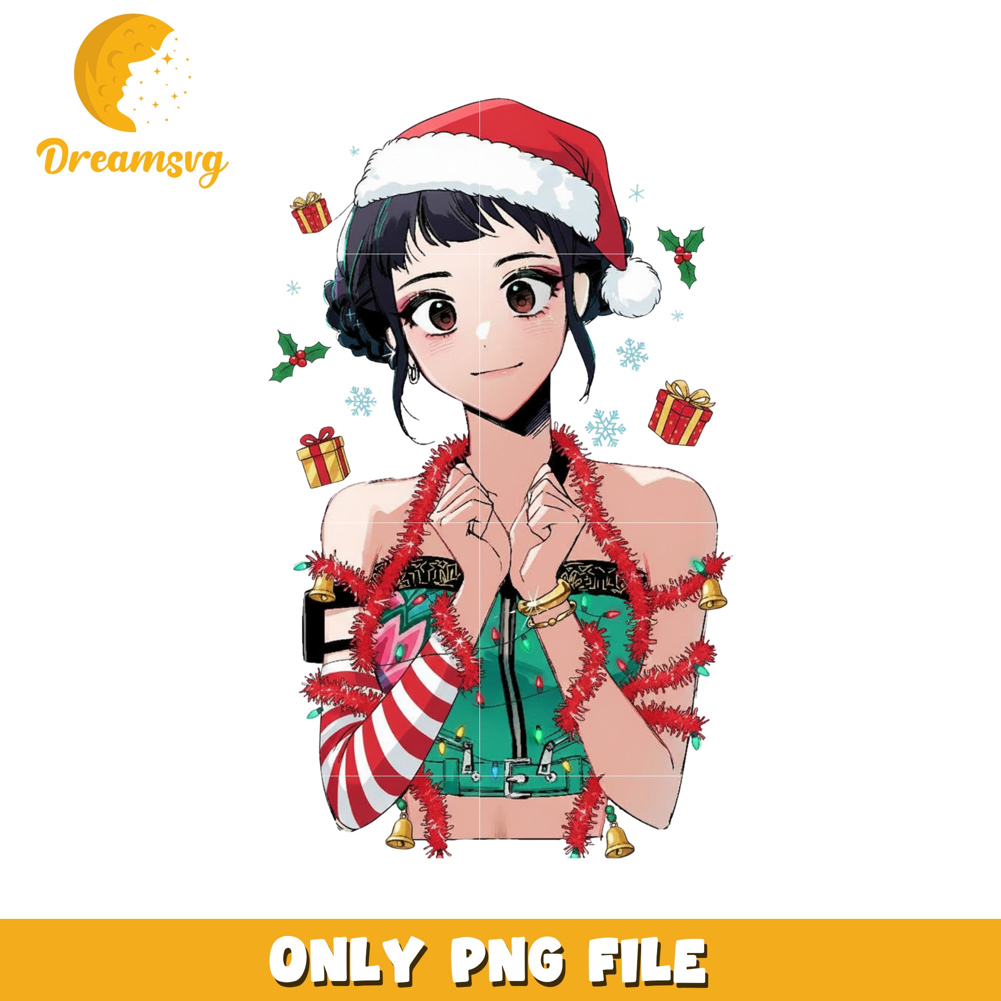 Kpop zoey png, huntrix and saja​ png, christmas music​ png