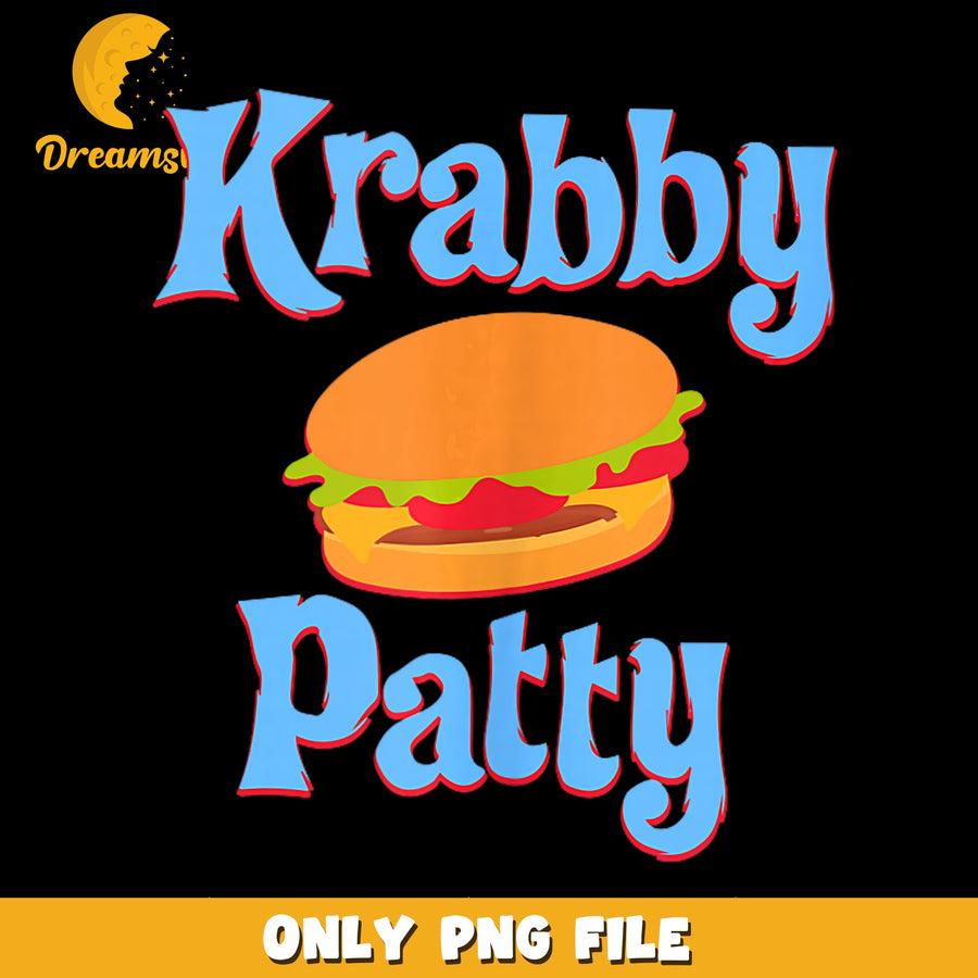 Krabby Patty Burger SpongeBob PNG, Nickelodeon Cartoon, Funny PNG