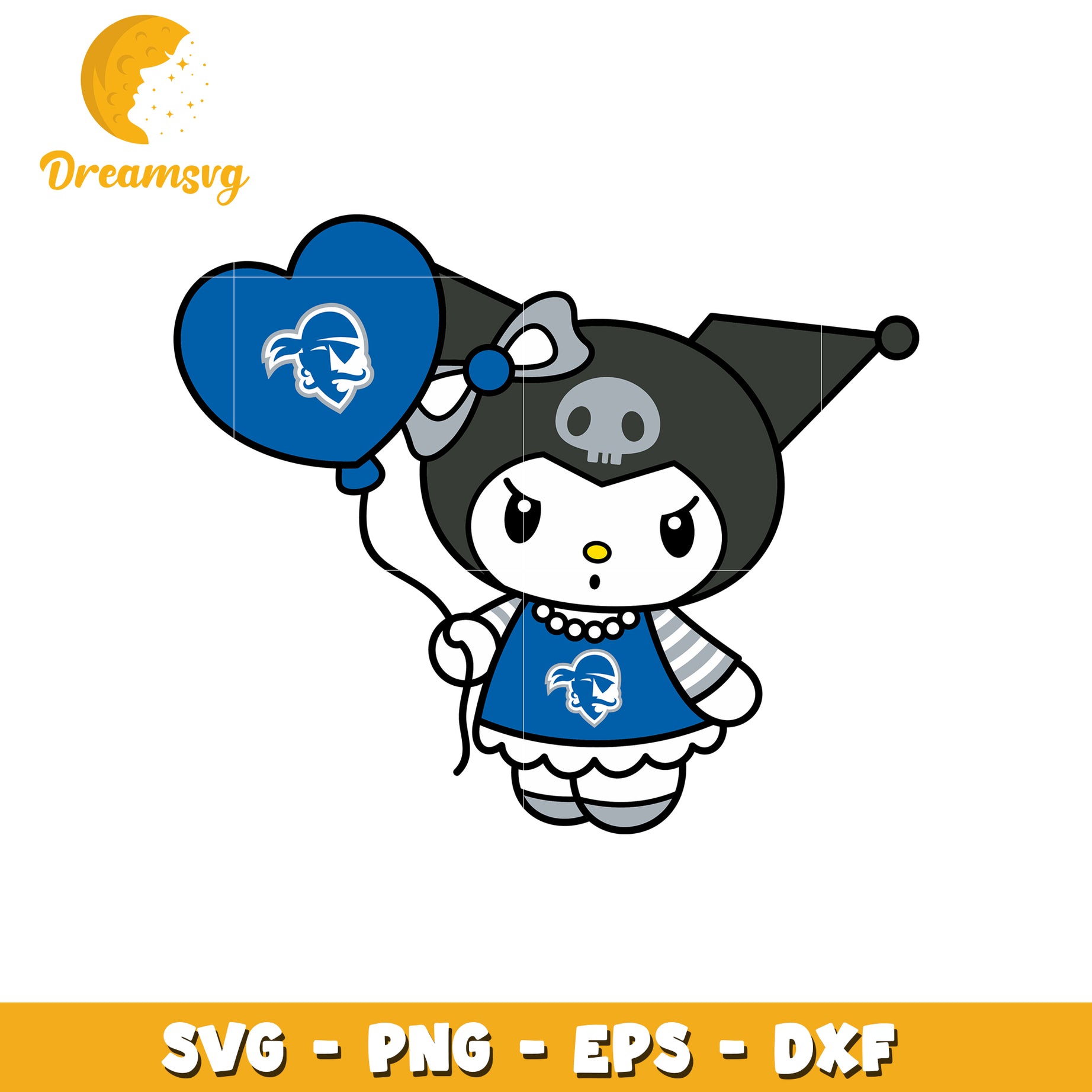 Kuromi SVG Design Pirate Balloon