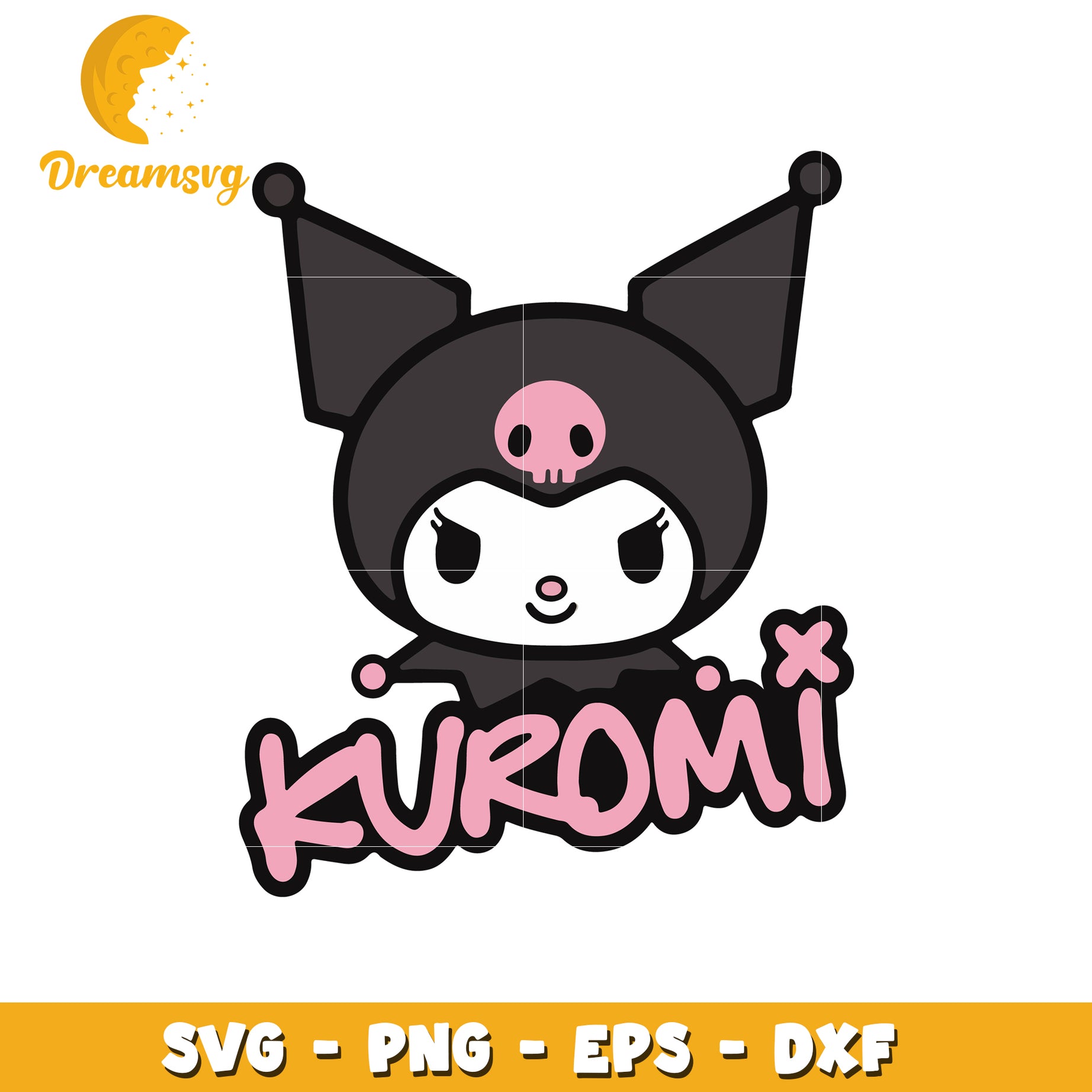 Kuromi SVG PNG EPS DXF Cut File