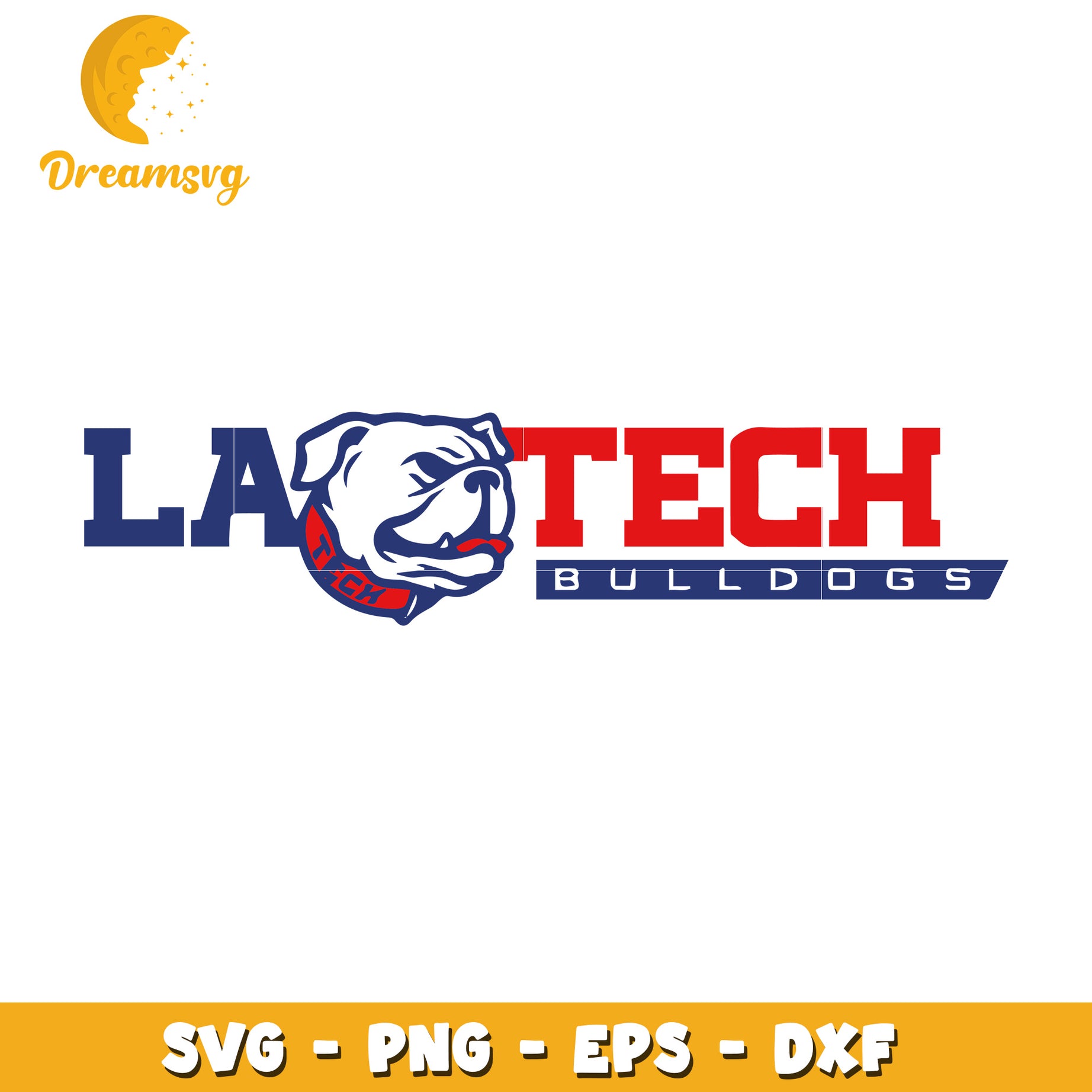 LA Tech Bulldogs SVG Cut File