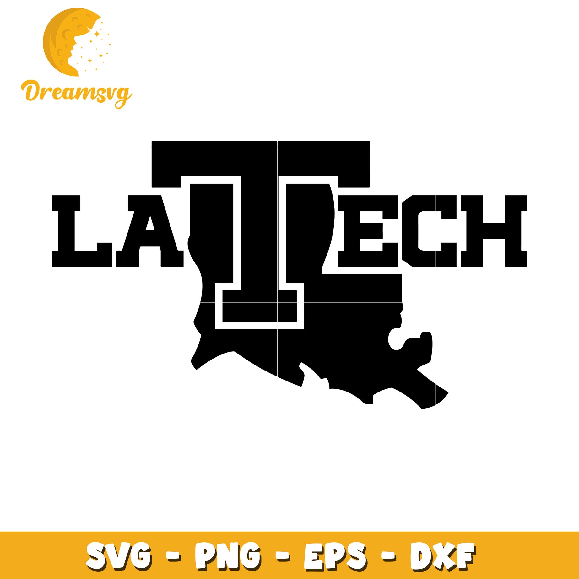 LA Tech Louisiana SVG Cut File