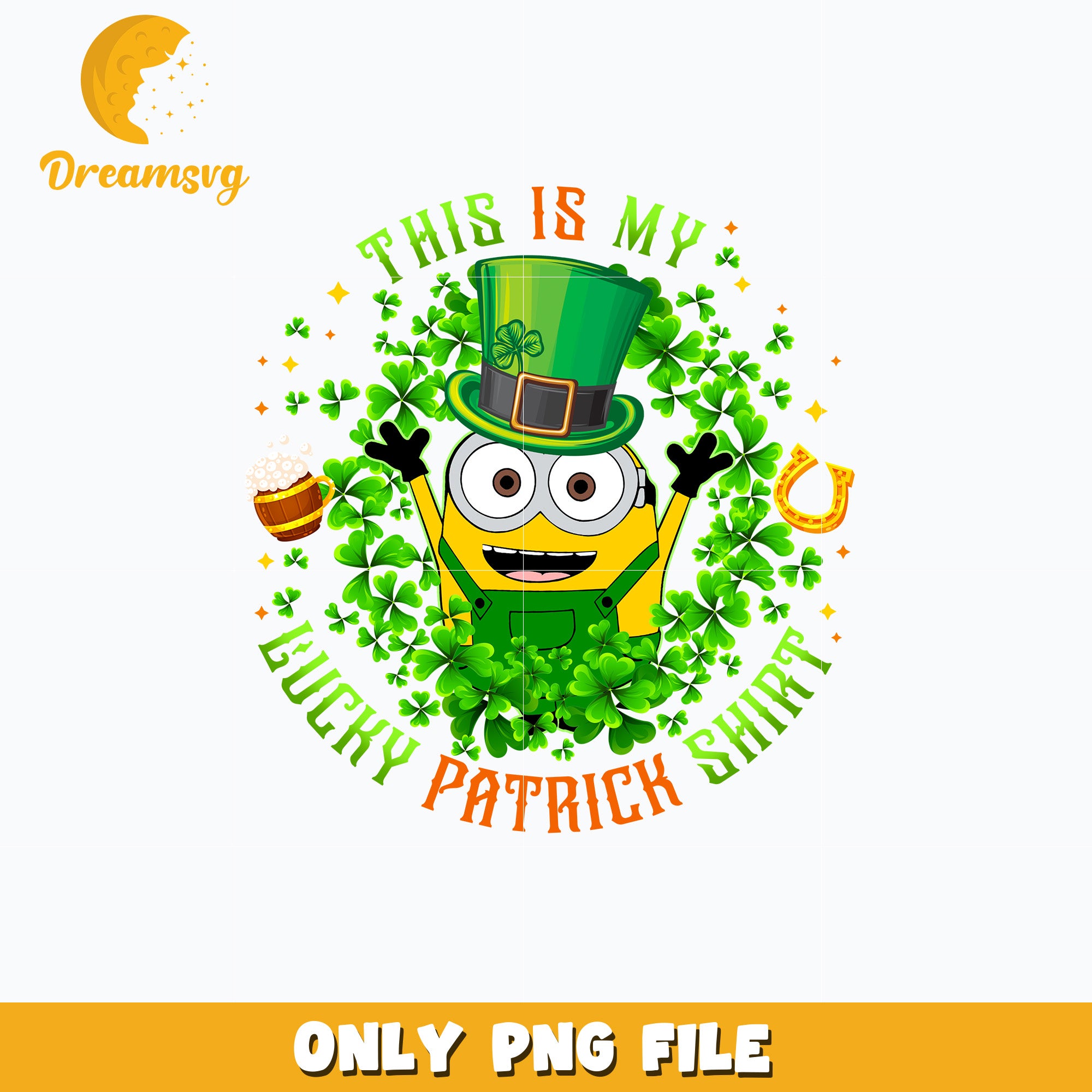 Minions lucky patrick's shirt Png – DreamSVG Store