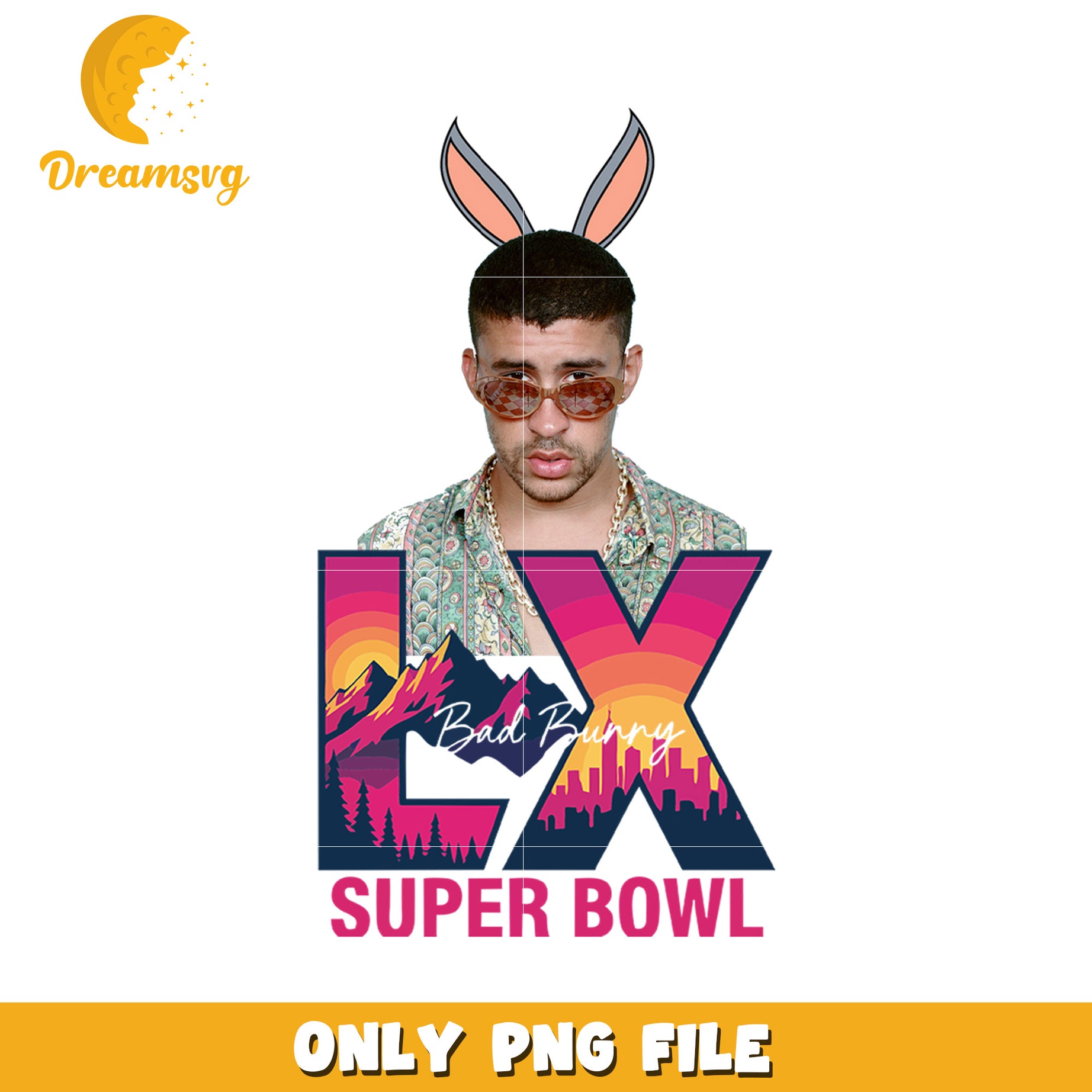 LX super bowl bad bunny png, sports logo png, puerto rico png