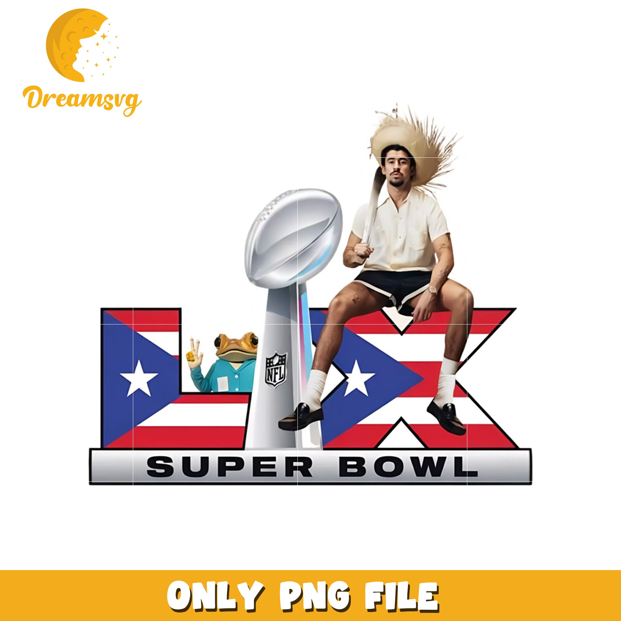 LX super bowl png, american rugby png, pr flag png