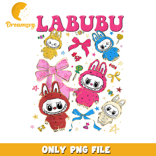 La Bububu Bunny PNG, Cute Kawaii Clipart