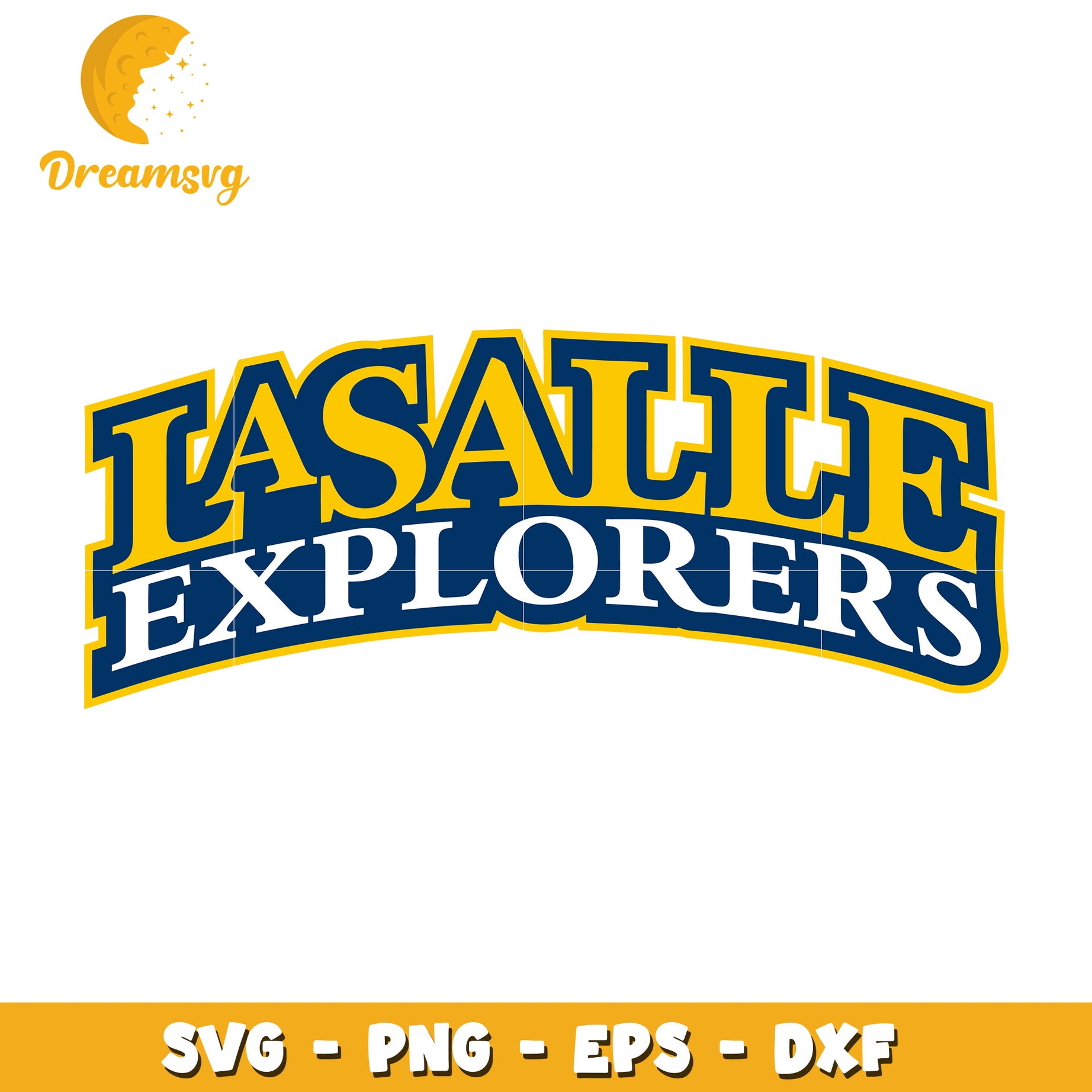 LaSalle Explorers Sport Emblem SVG Design for DIY Projects