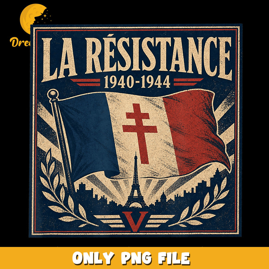 La Résistance PNG, French Pride, Historical Artwork PNG