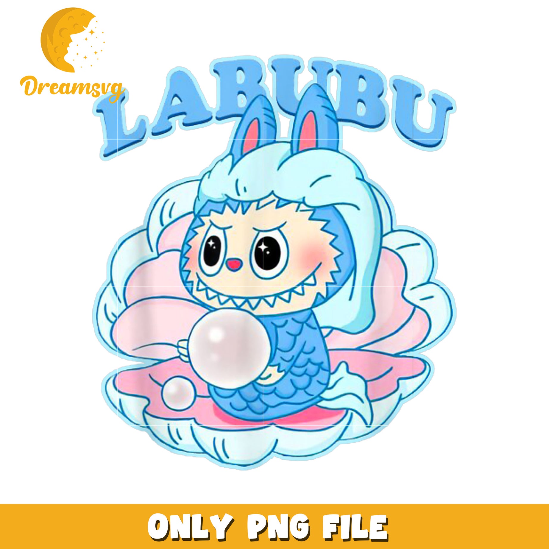 Labubu Character PNG File, Cute Design for Digital Use, Instant Download