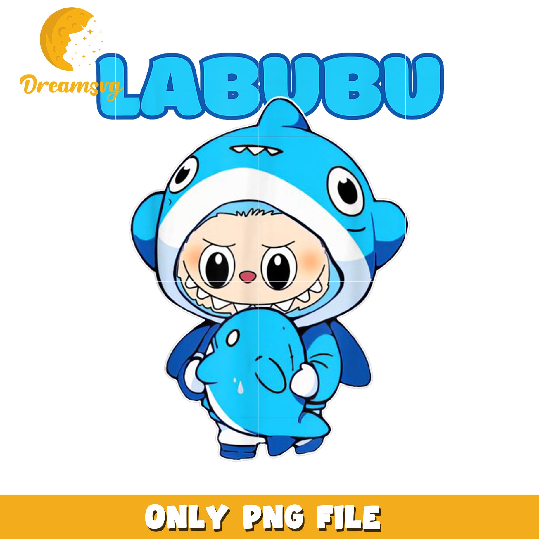 Labubu PNG File, Adorable Cartoon Character Design, Perfect for Crafts