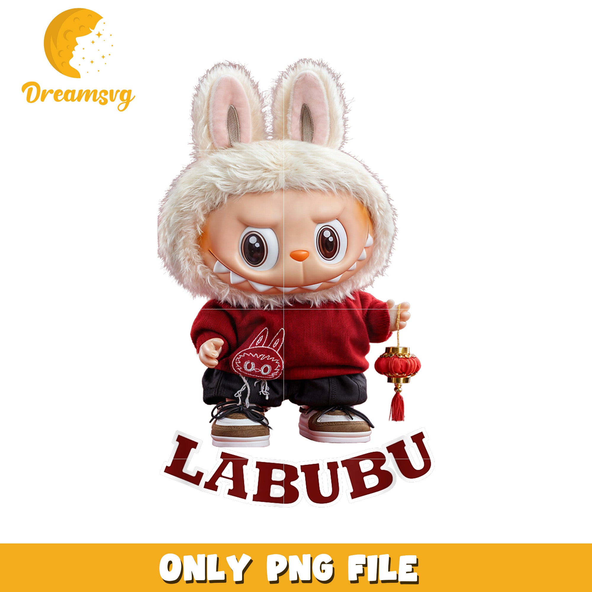 Labubu PNG, Cute Bunny, Chinese New Year, Digital Download – DreamSVG Store