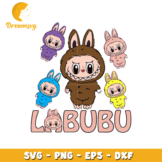 Labubu characters labubu svg, labubu toys svg, real labubu svg