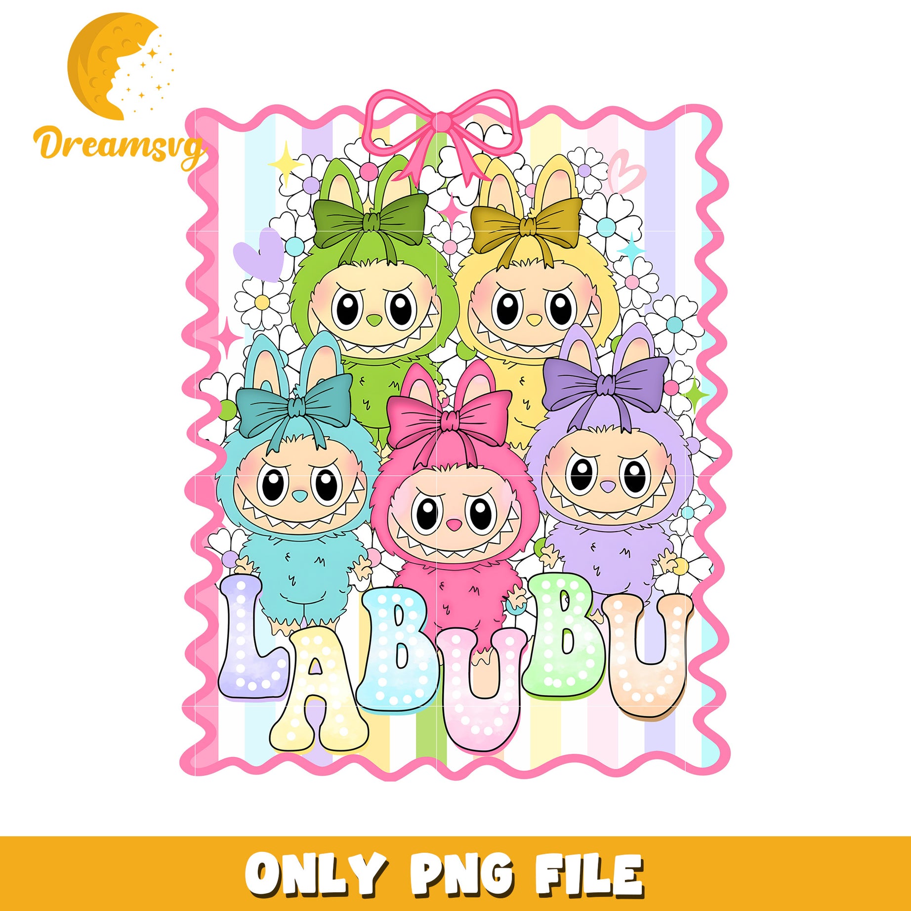Labubu characters png, all popmart characters​ png, labubu art​ png